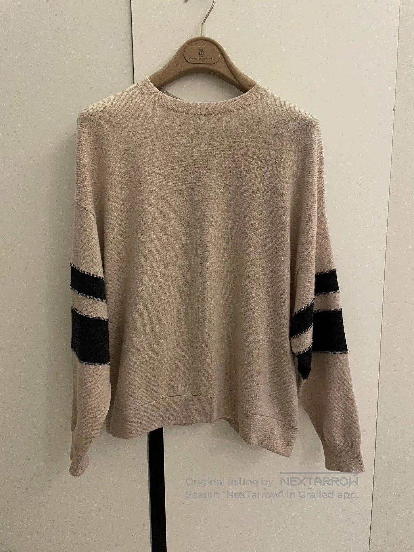Brunello Cucinelli Brunello Cucinelli Beaded Cashmere Sweater. Size US XXS / EU 40 - 1 Thumbnail