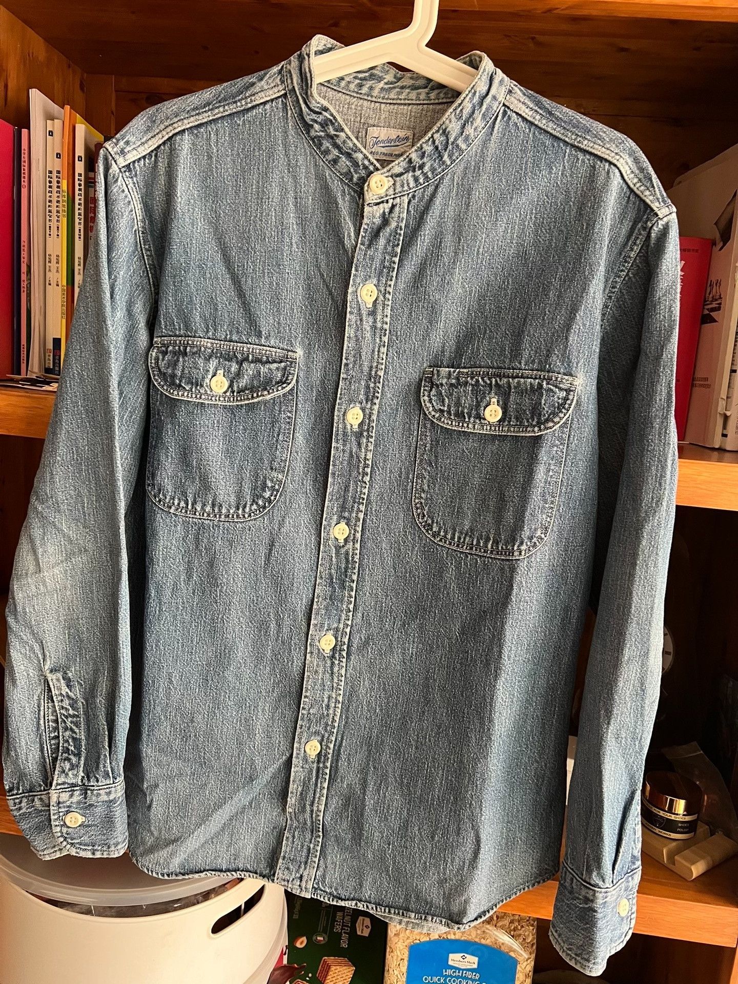 Tenderloin Tenderloin Denim Stand Collar Work Shirt Size US M / EU 48-50 / 2 - 3 Thumbnail