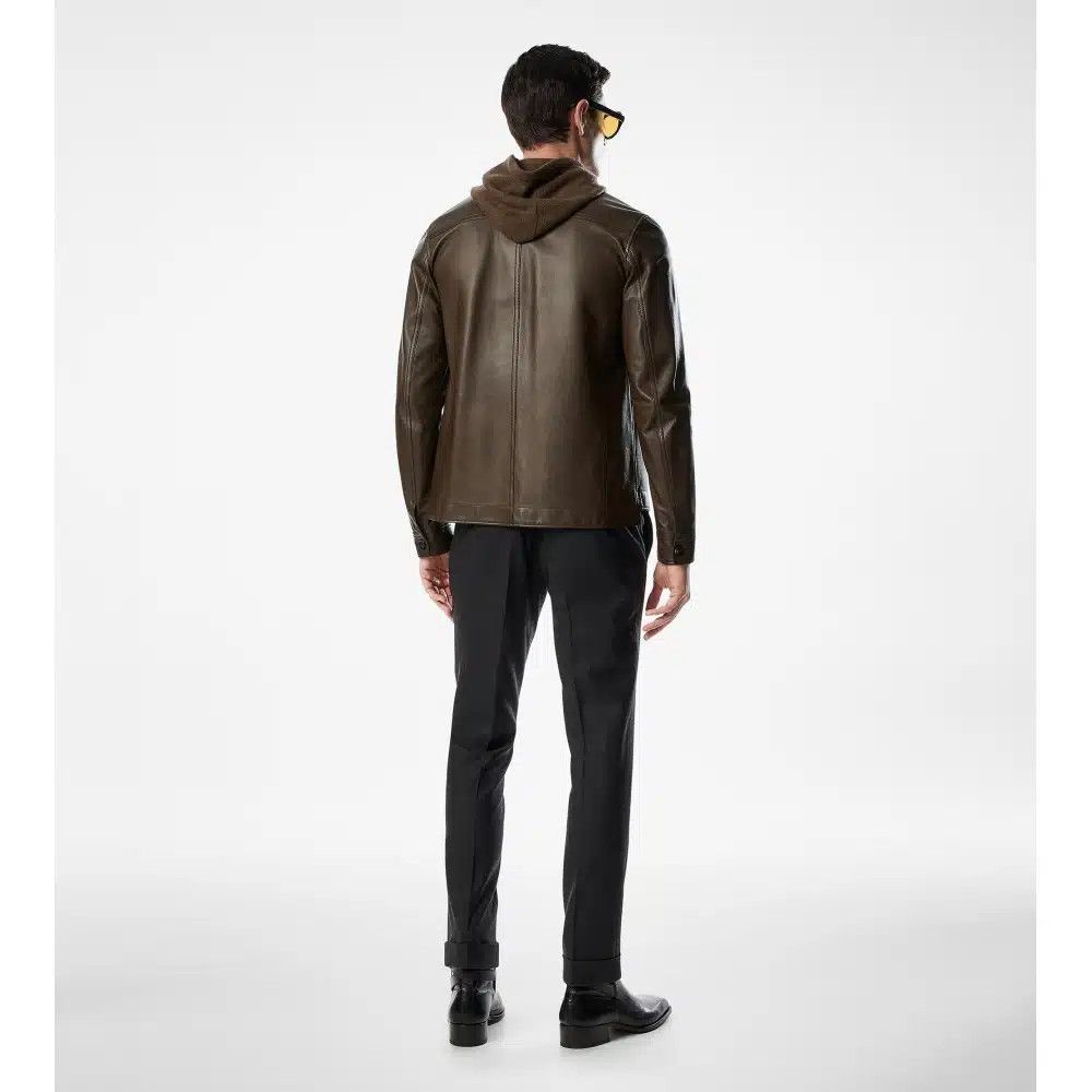 Tom Ford o1loc1c0226 LJS001 Leather Jacket in Brown Size US M / EU 48-50 / 2 - 3 Thumbnail