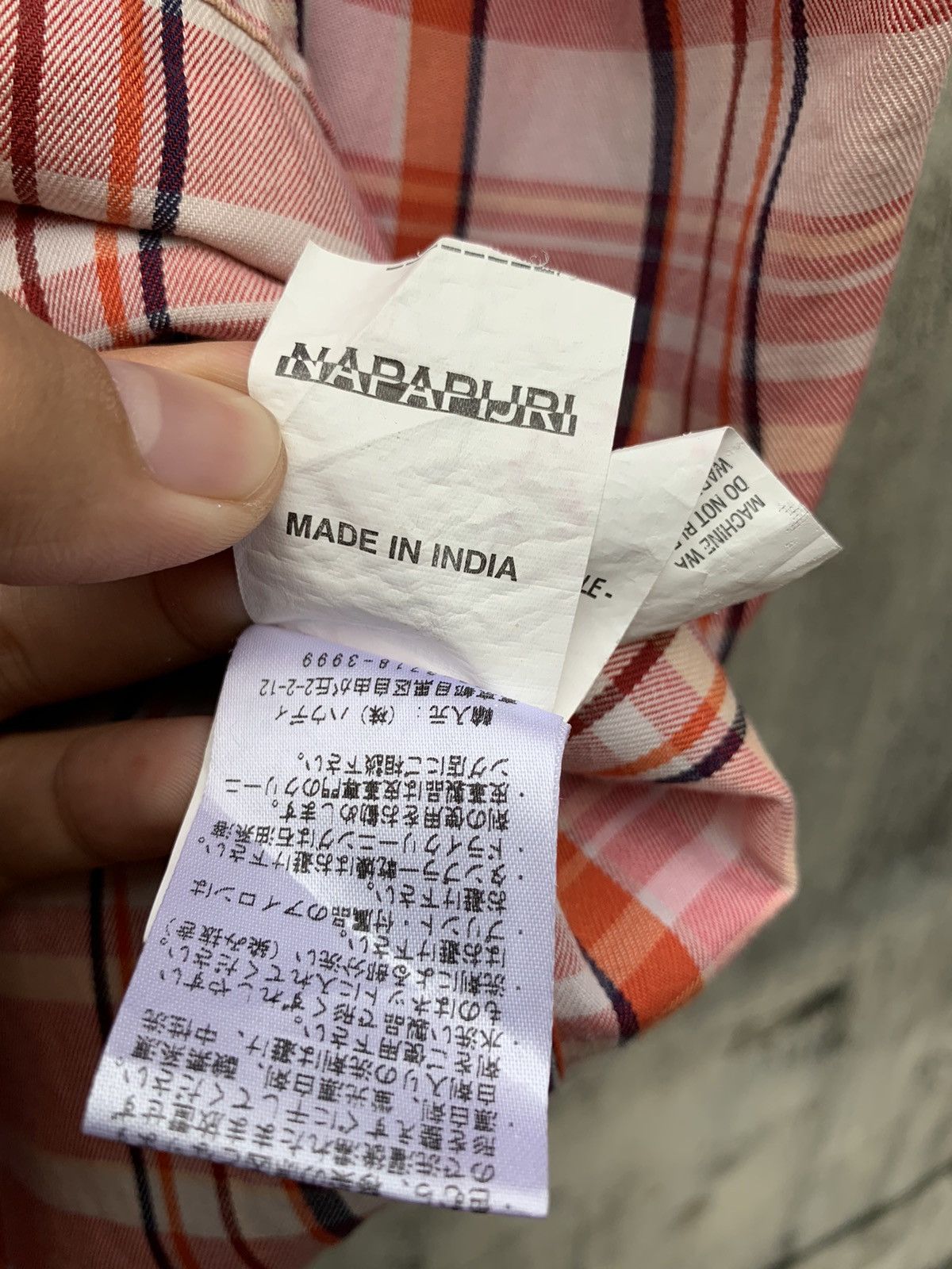 Napapijri Napapijri Geographic Button Up Plaid Longsleeve Shirts Size US L / EU 52-54 / 3 - 9 Thumbnail