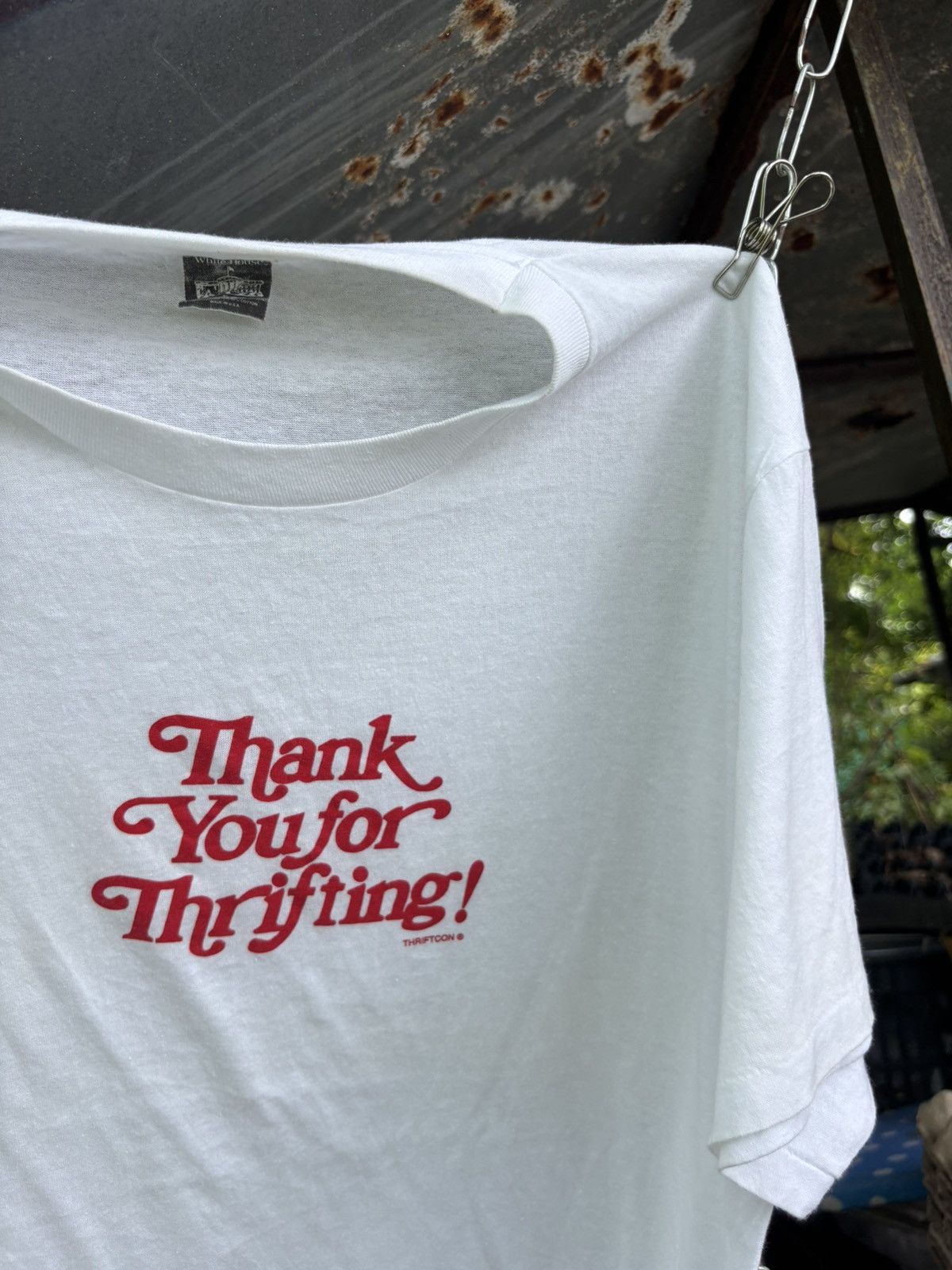 Vintage Vintage Thriftcon “Thank you for thrifting” 90’s tee Size US L / EU 52-54 / 3 - 2 Thumbnail