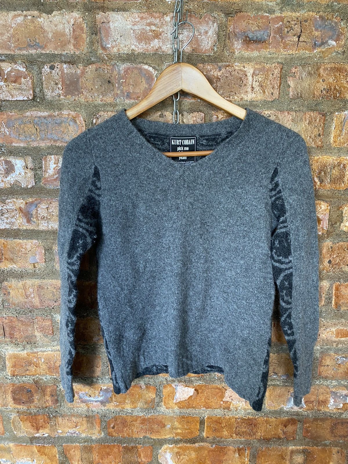Hysteric Glamour AW2009 Hysteric X Cobain smile jacquard wool knit Size S / US 4 / IT 40 - 8 Thumbnail