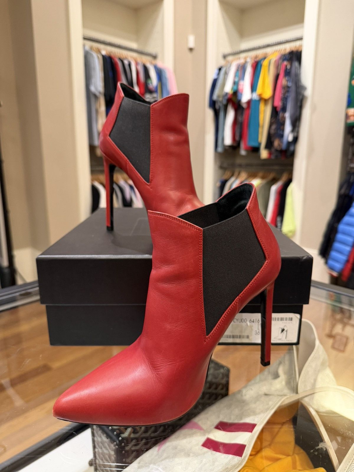 Saint Laurent Paris Saint Laurent Classic Leather Ankle Boots Size US 6 / IT 36 - 3 Thumbnail