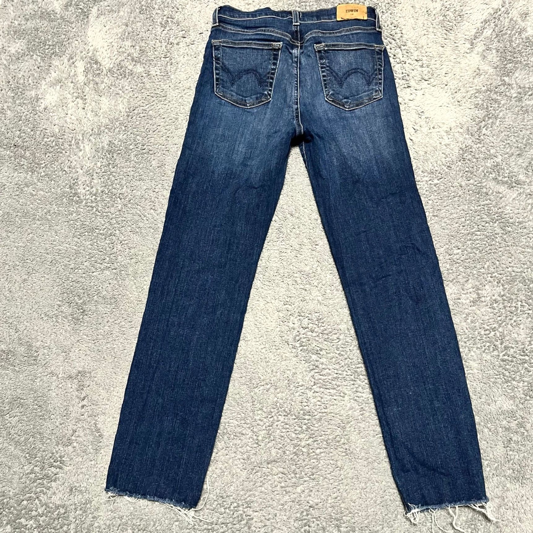 Edwin EDWIN Jeans Womens 26 Slim Straight Denim Mid Rise Cropped Pants 26x26 Blue Womens Regular Cropped Jeans Size 26" / US 2 / IT 38 - 3 Thumbnail