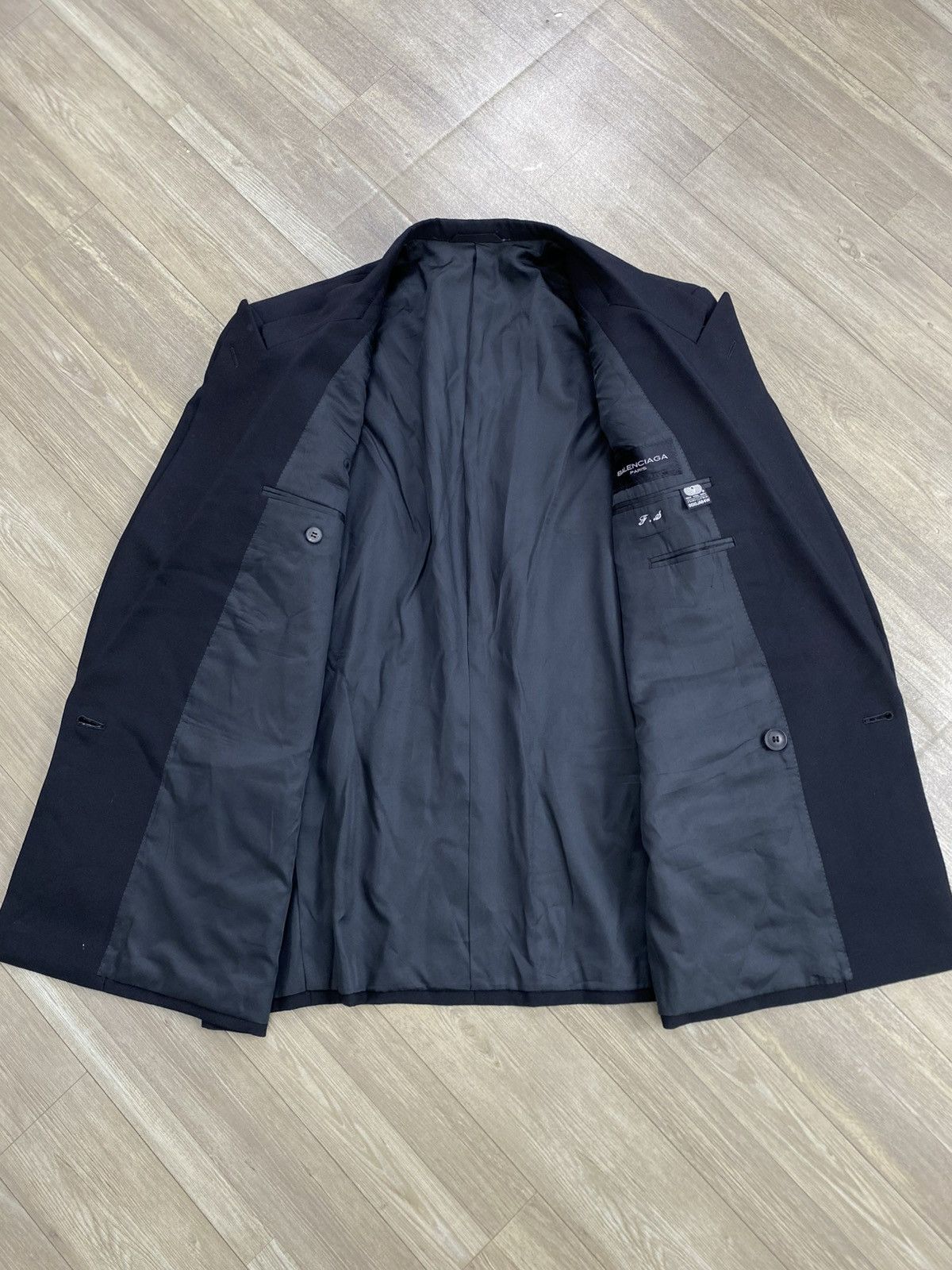 Balenciaga Vintage Balenciaga Paris Blazers Coat Wool Jacket Luxury Size 40R - 8 Thumbnail