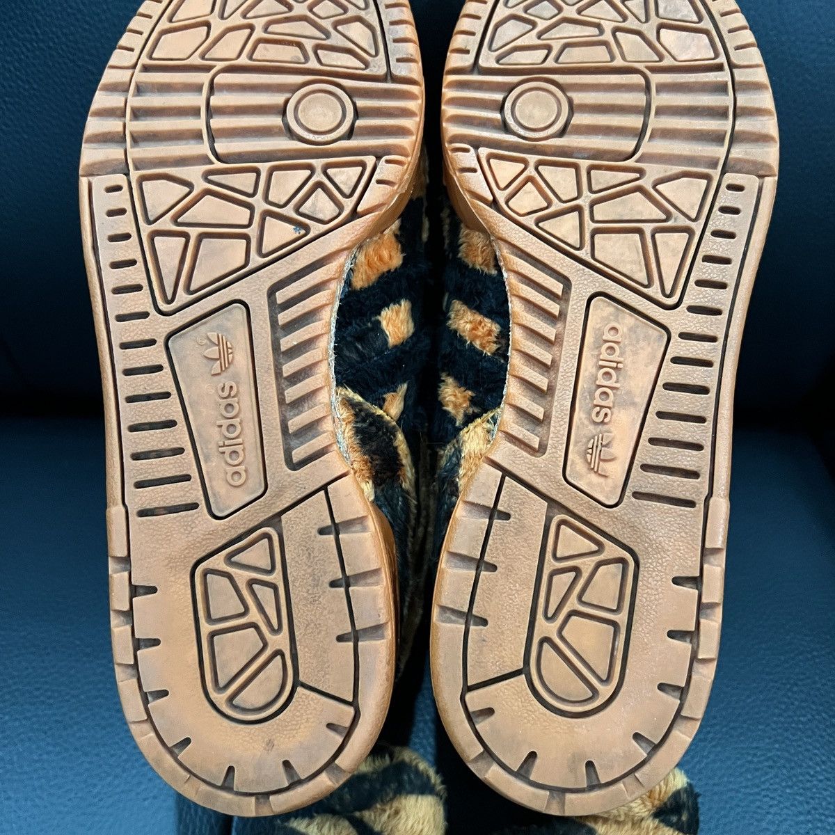 Jeremy Scott Adidas by Jeremy Scott FW14 Tiger Print Tail Sneakers | Grailed