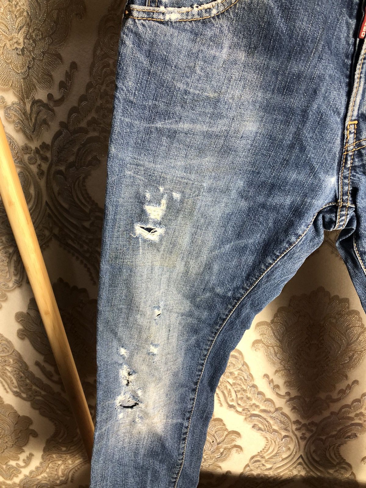 Dsquared2 × Vintage VERY RARE DSQUARED2 DENIM JEANS ITALIAN DESIGNER LUXURY Y2K Size US 32 / EU 48 - 3 Thumbnail