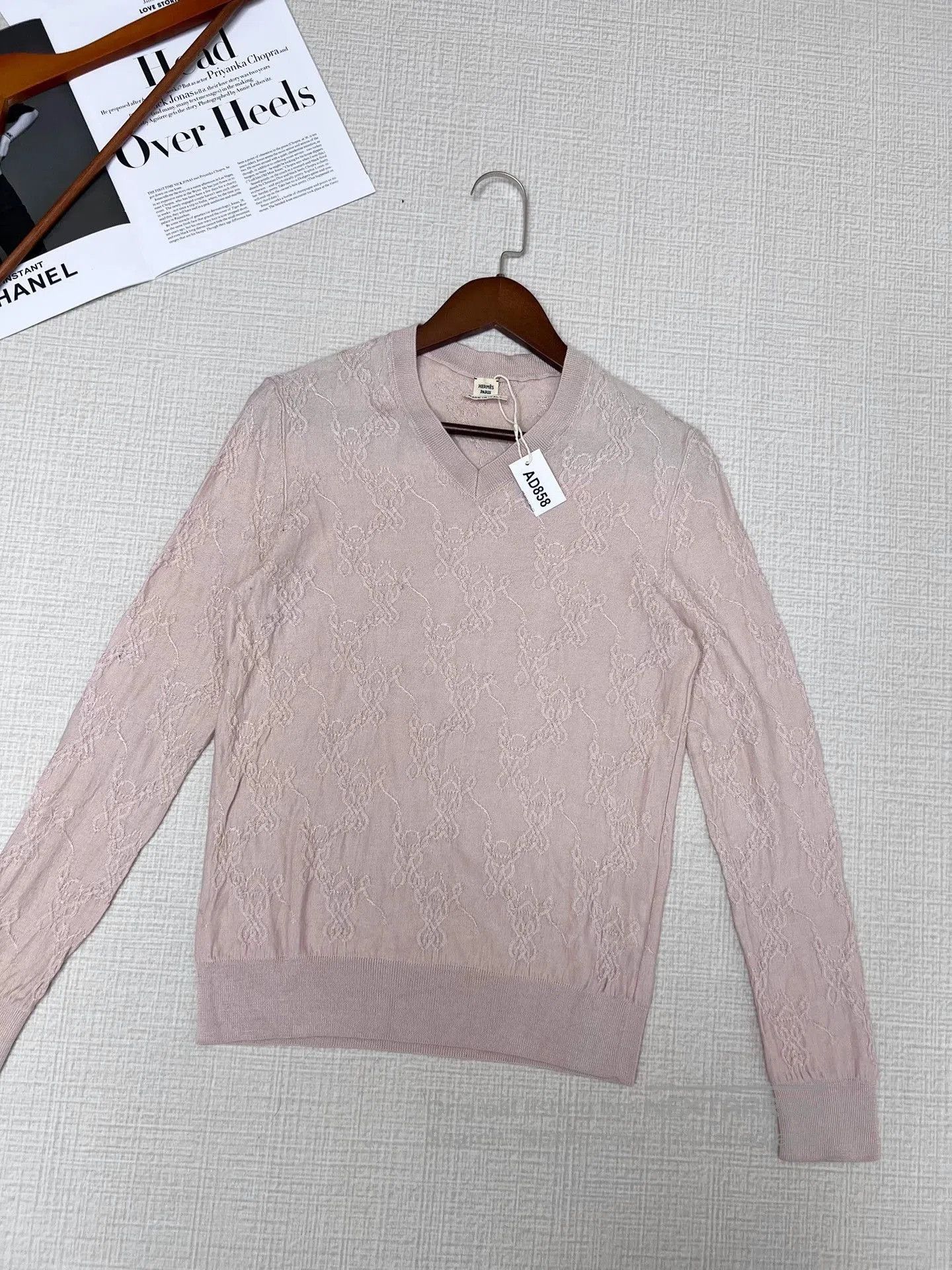 Hermes HERMES Cashmere Silk Blend Top. Size US S / EU 44-46 / 1 - 2 Thumbnail