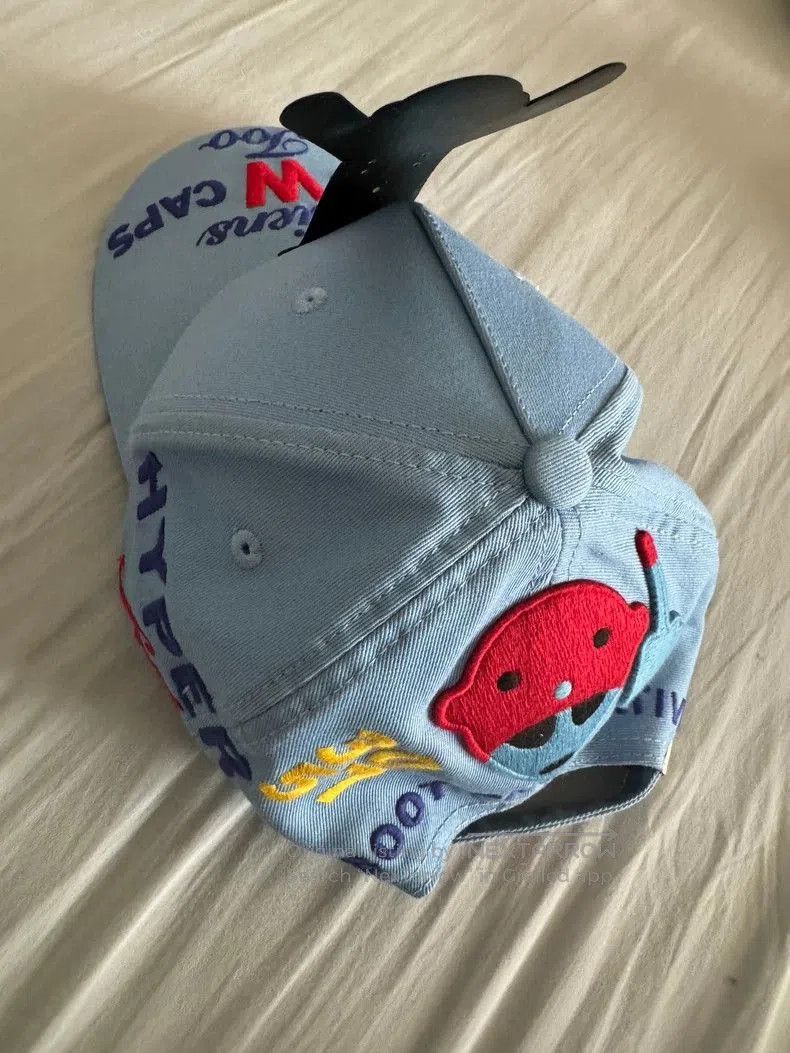 Walter Van Beirendonck Walter Van Beirendonck Blue Alien Cap . Size ONE SIZE - 3 Thumbnail
