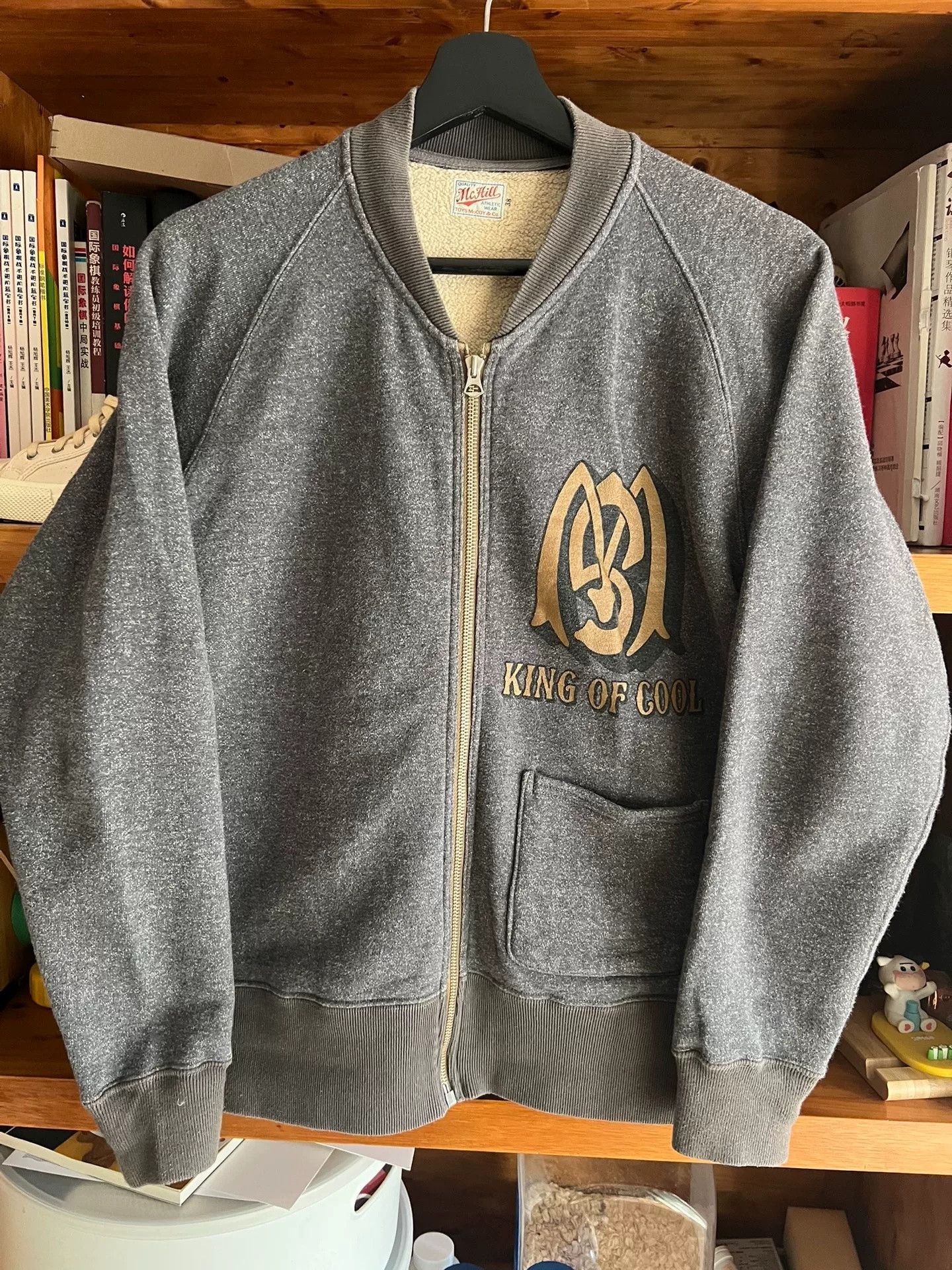 Oldblue Co. Toys McCoy Vintage Gold Print Fleece Zip Cardigan Size US M / EU 48-50 / 2 - 1 Thumbnail