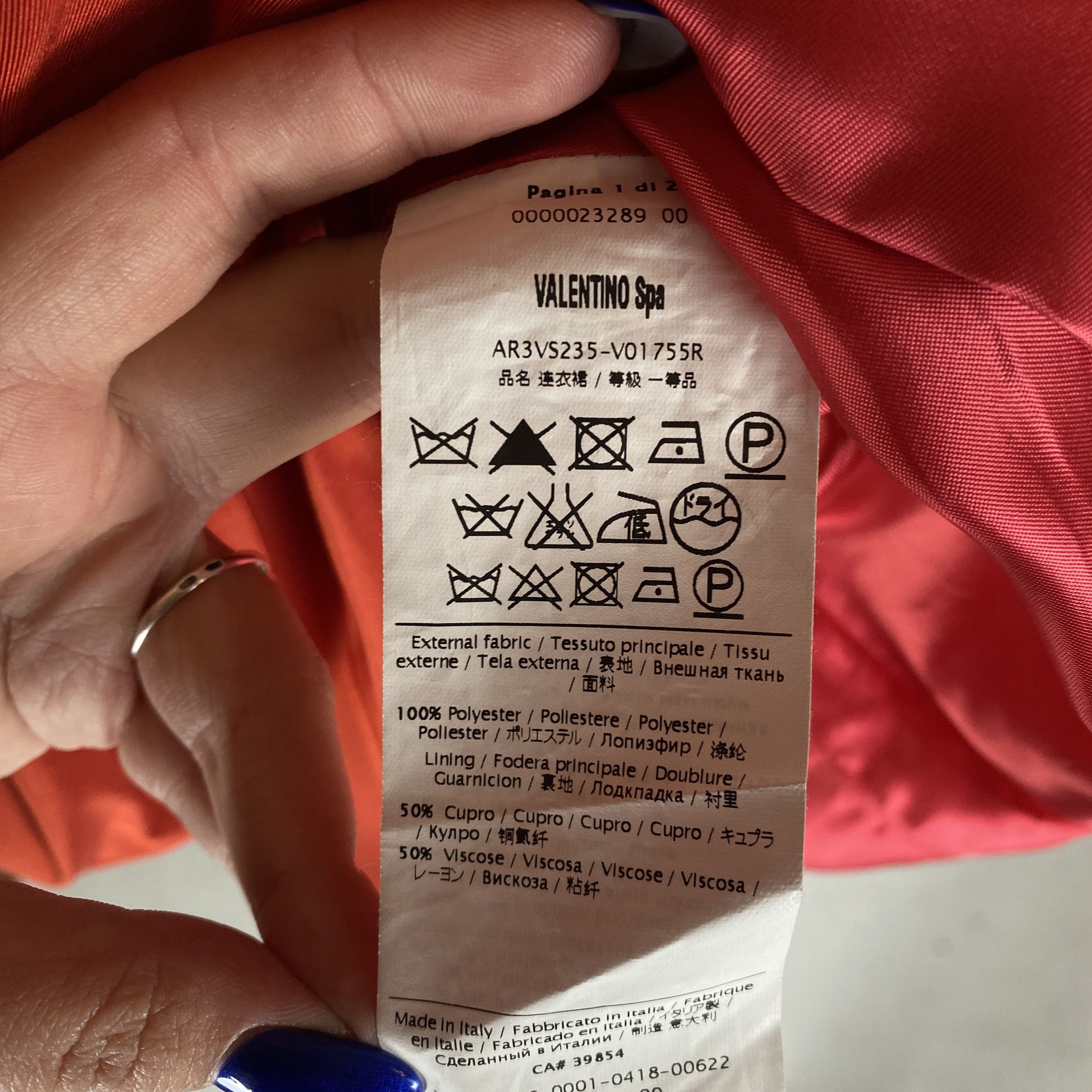 RED Valentino × Vintage Red Valentino Dress Women's Size 40 Red Sleeveless Size S / US 4 / IT 40 - 6 Thumbnail