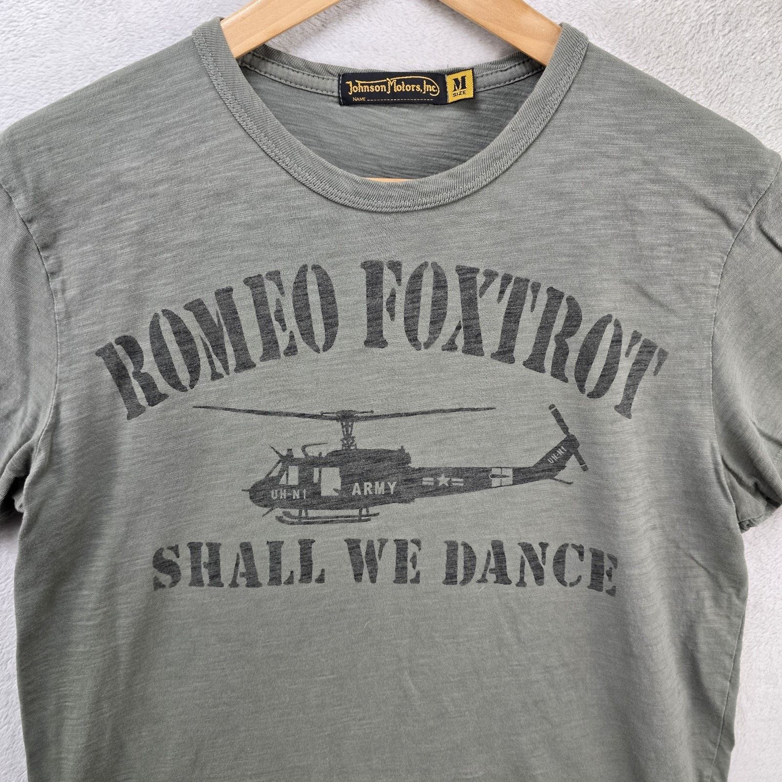 Other Johnson Motors Shirt Medium Helicopter Romeo Foxtrot FLAWS Size US M / EU 48-50 / 2 - 2 Thumbnail
