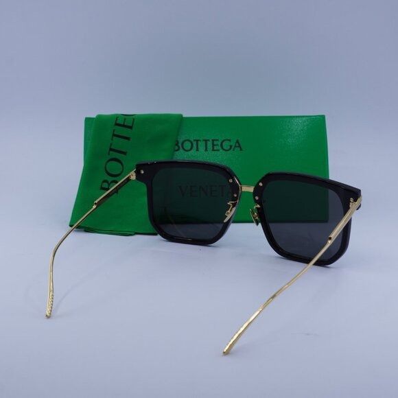 Bottega Veneta Bottega Veneta BV1083SA 001 Sunglasses Black/Gold