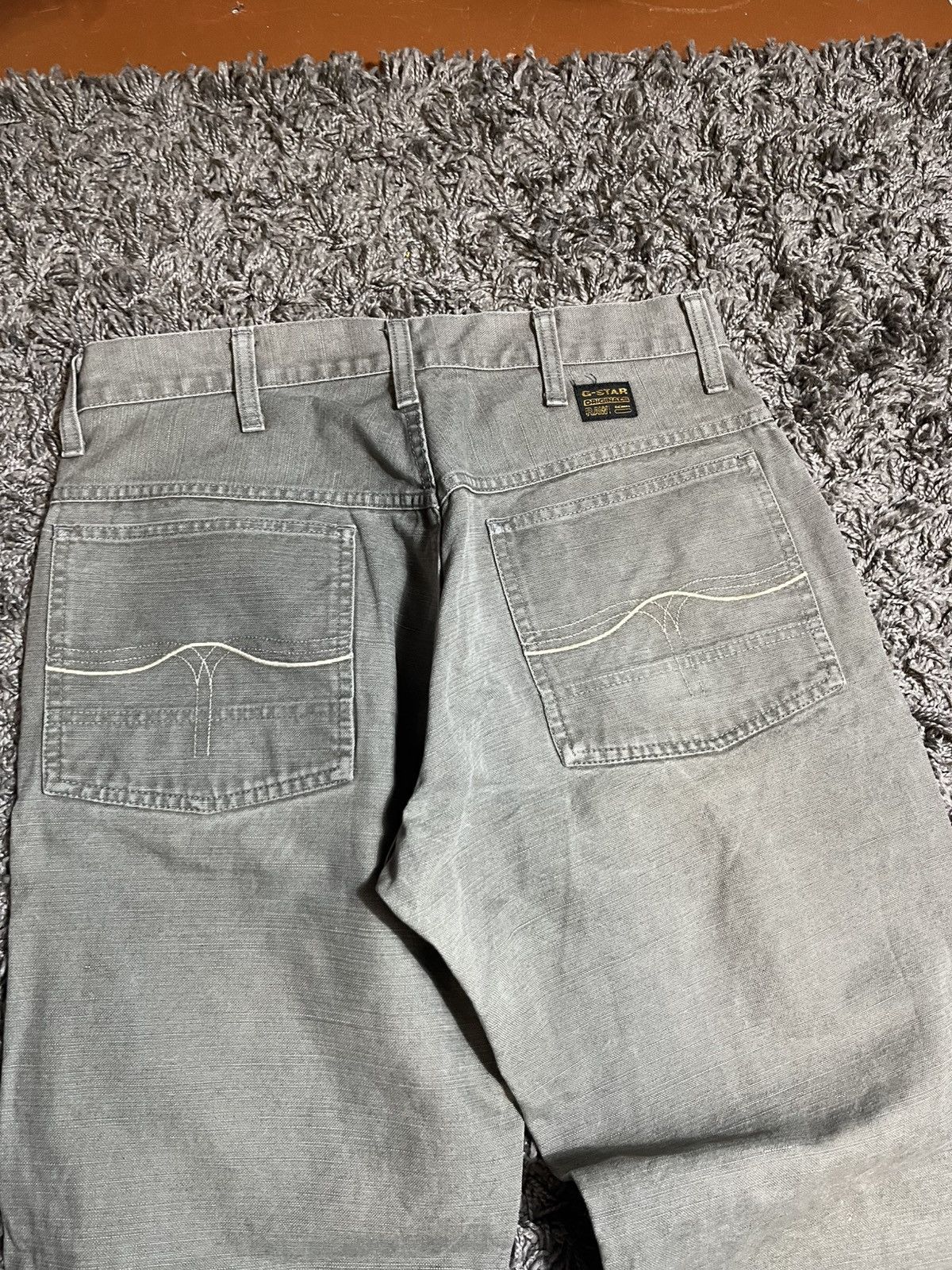 G-Star G STAR RAW BAGGY VINTAGE FADED Y2K JEANS PANTS Size US 34 / EU 50 - 3 Thumbnail