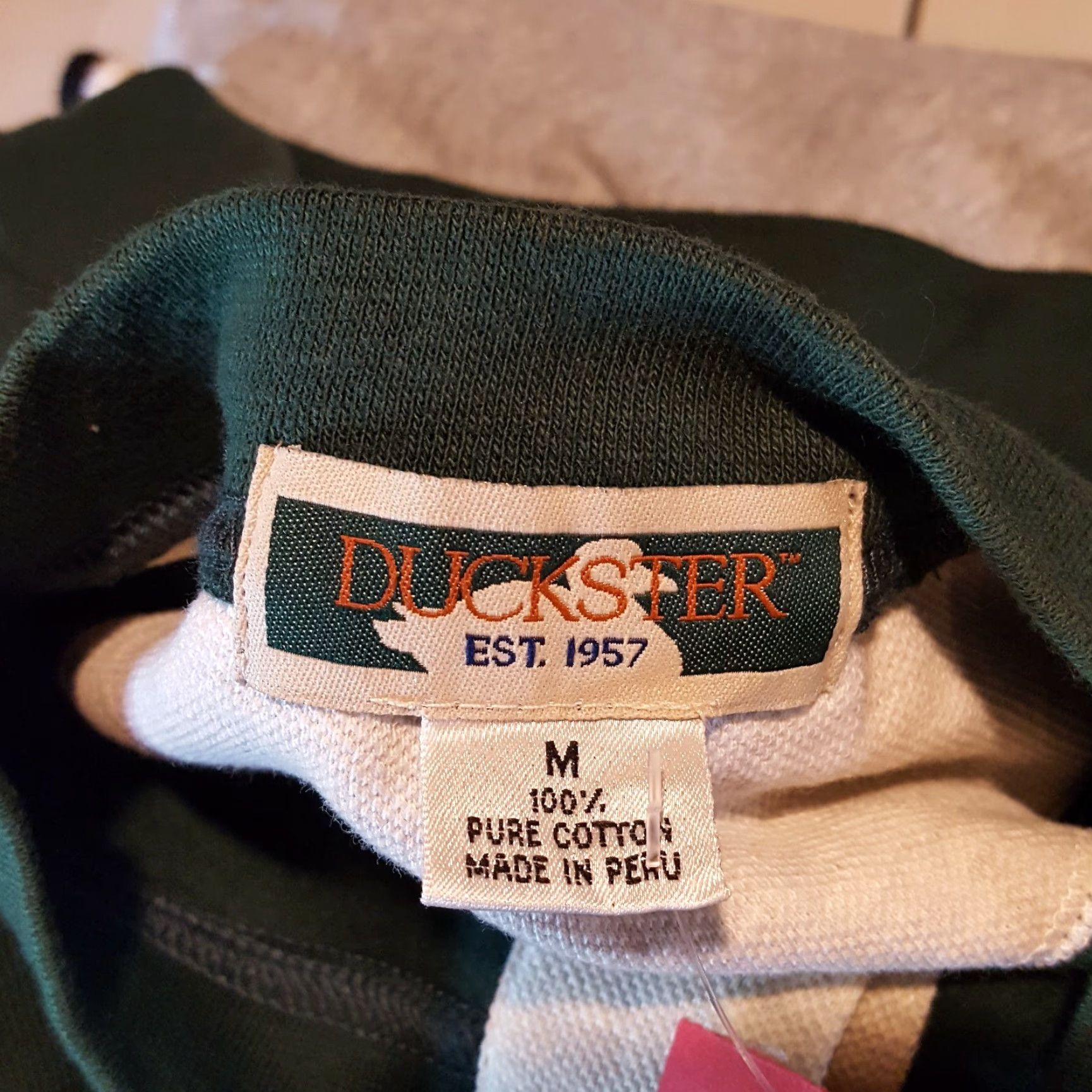 Vintage VINTAGE Duckster Green Henley Men’s Size Medium Crewneck Retro Pullover Sweatshirt Size US M / EU 48-50 / 2 - 7 Thumbnail