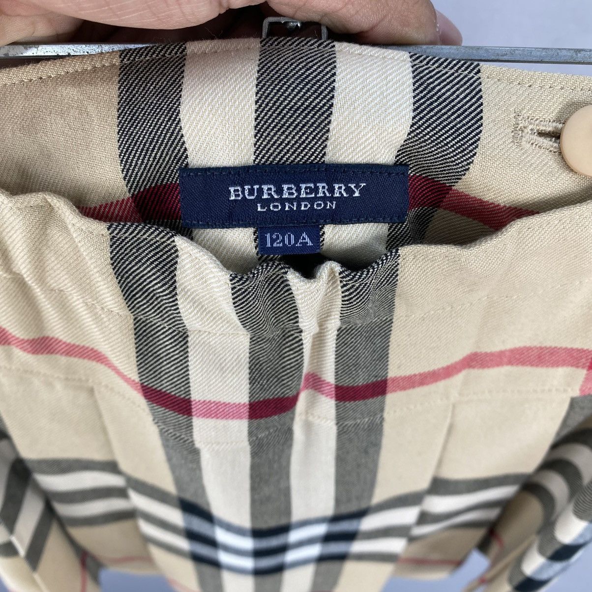 Burberry Burberry London Nova Check Pleated Mini Skirt Size 23" - 8 Thumbnail