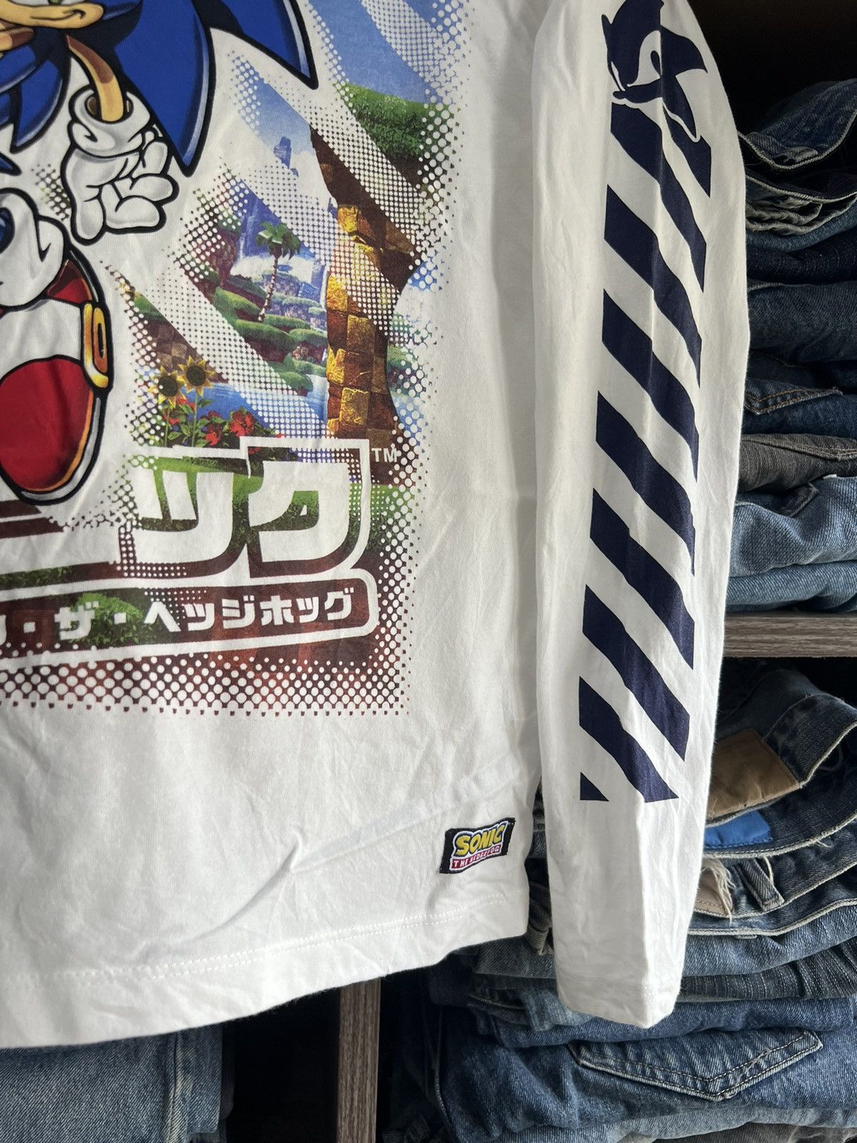 Cartoon Network 🔥Sonic The Hedgehog Long Sleeves Size US S / EU 44-46 / 1 - 6 Thumbnail
