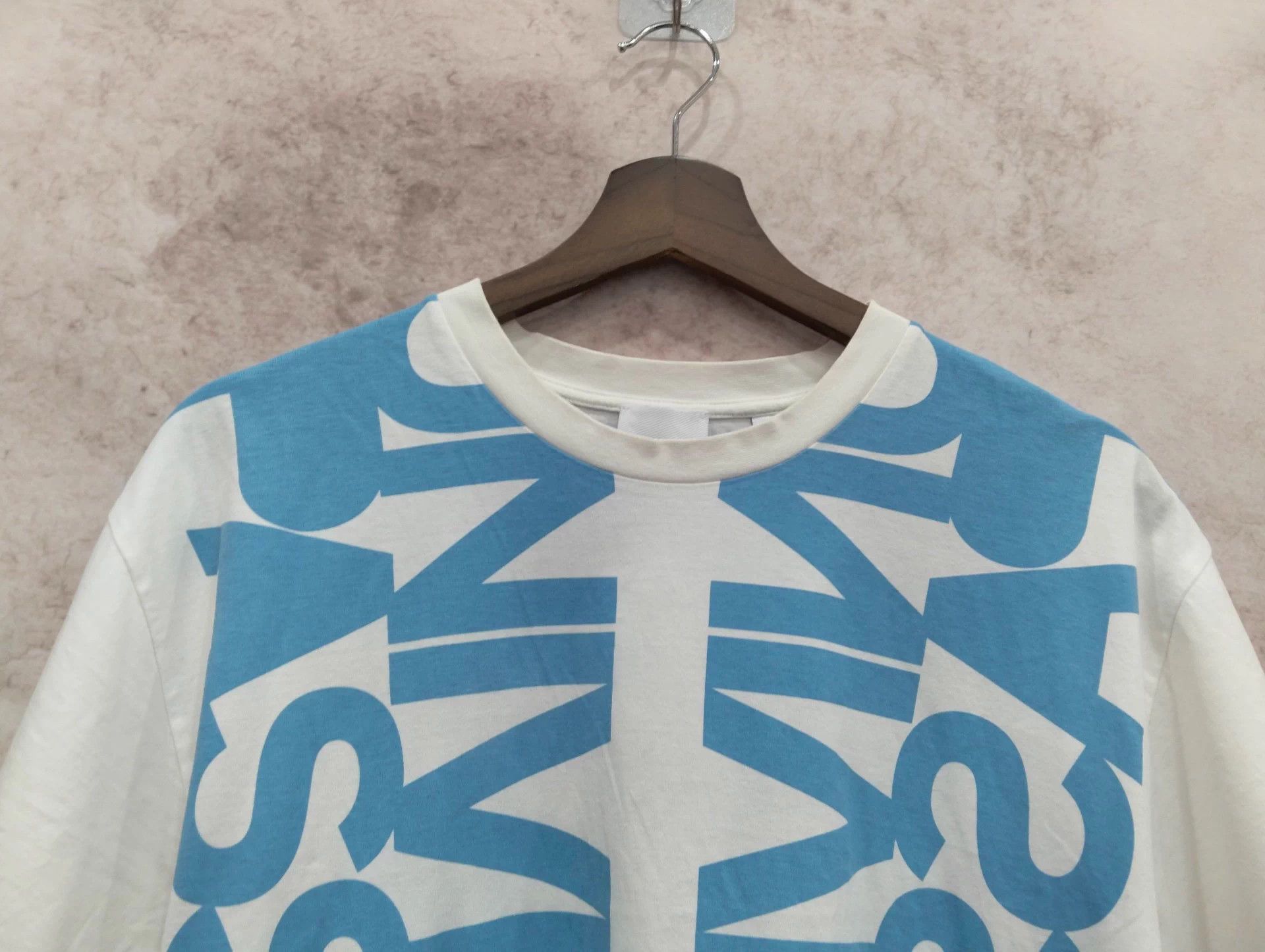 Burberry Burberry Blue Logo Print Short Sleeve Tee S Size US S / EU 44-46 / 1 - 3 Thumbnail