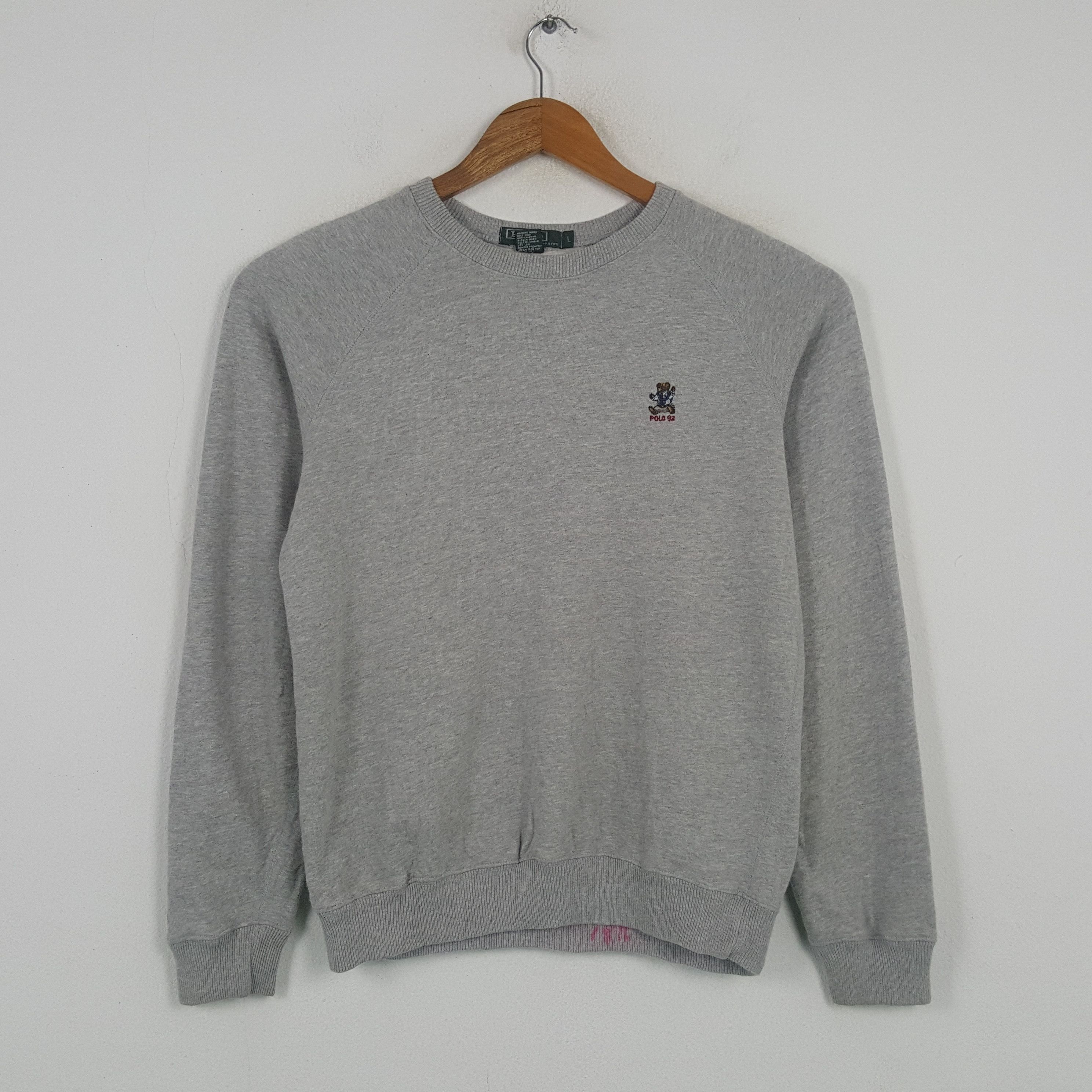 Polo Ralph Lauren × Vintage Vintage POLO BEAR by RALPH LAUREN Sweatshirt C295N14 Size US S / EU 44-46 / 1 - 1 Thumbnail