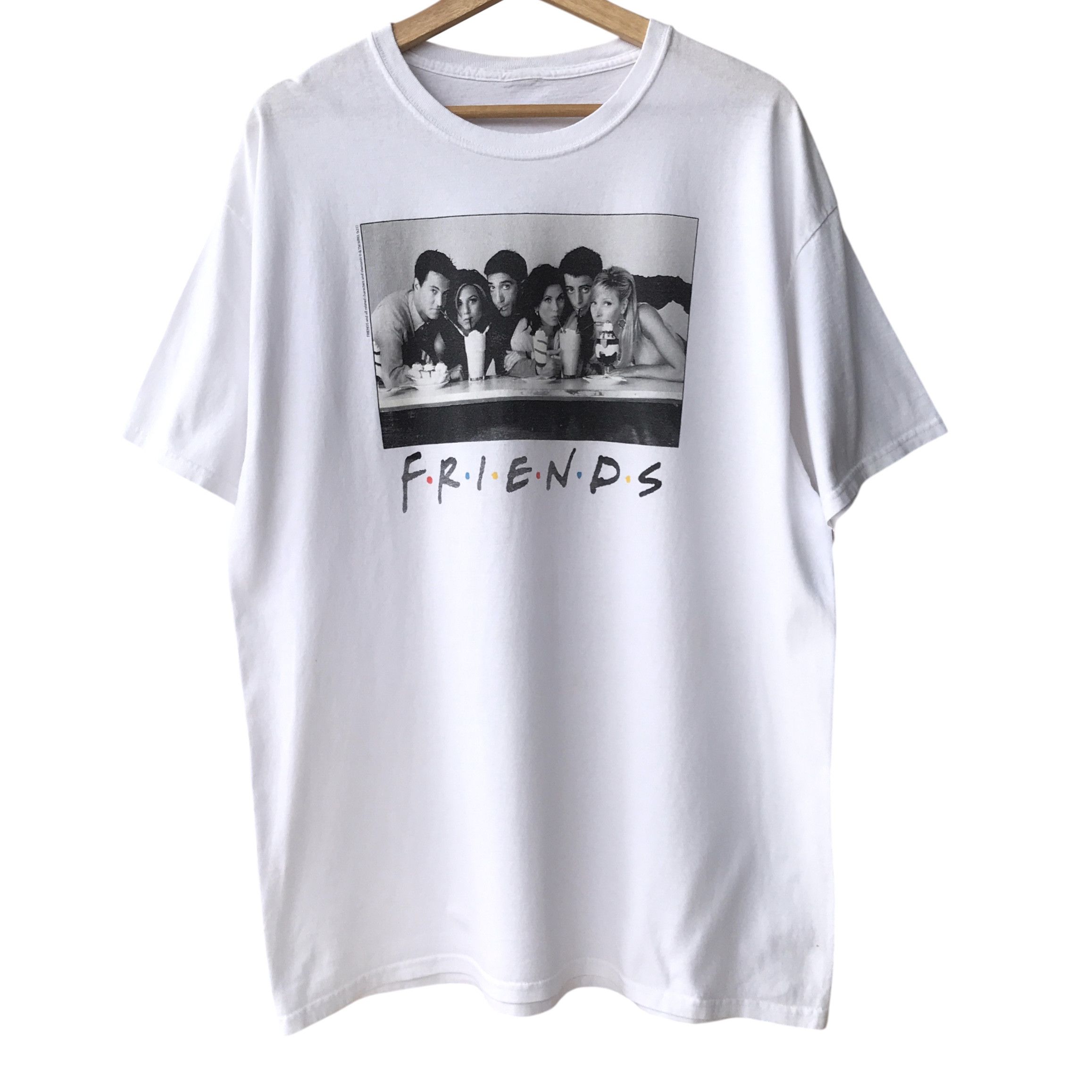 Vintage Friends American TV Sitcom Series Licensed Photo Tee Size US L / EU 52-54 / 3 - 1 Thumbnail
