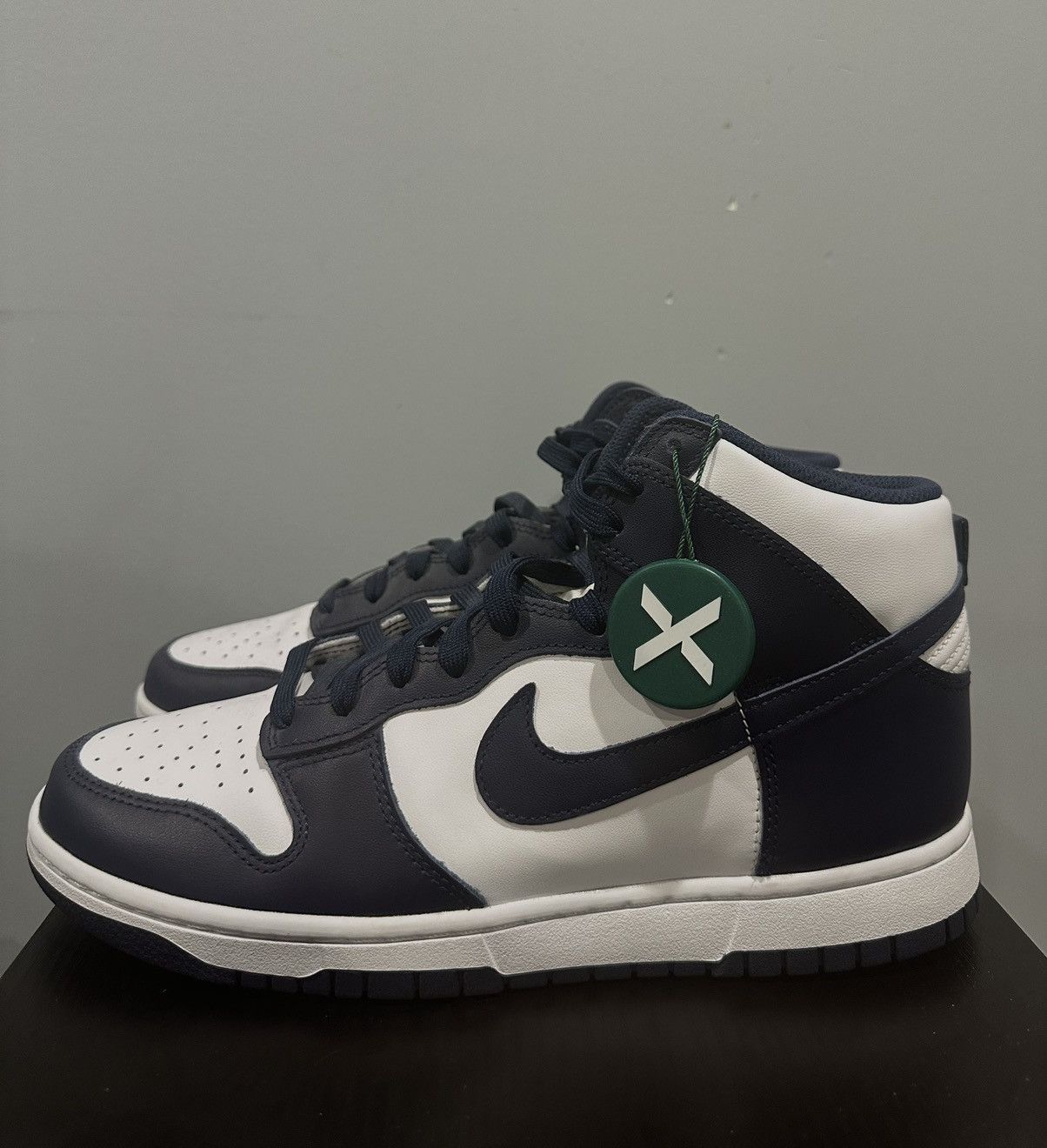 Nike Nike Dunk High midnight navy Size US 10 / EU 43 - 1 Thumbnail