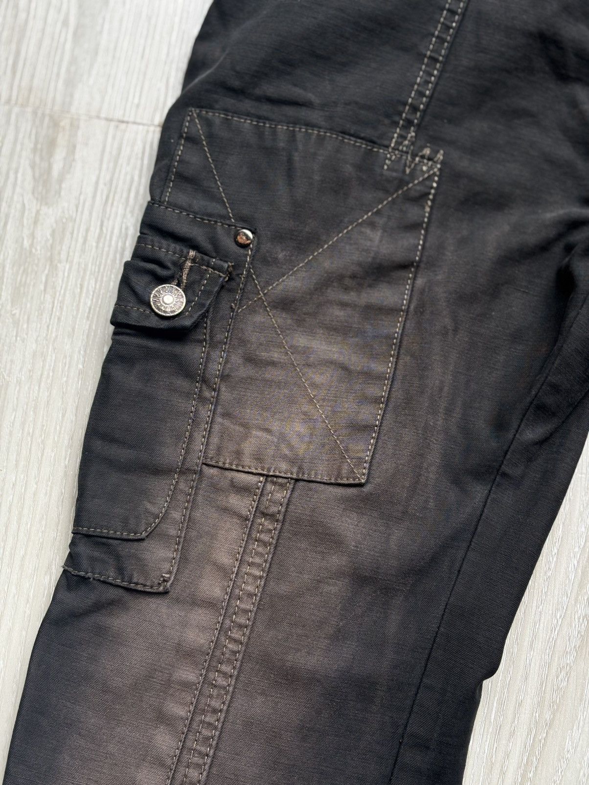 CIVARIZE CIVARIZE patchwork flare cargo pants Size US 28 / EU 44 - 3 Thumbnail