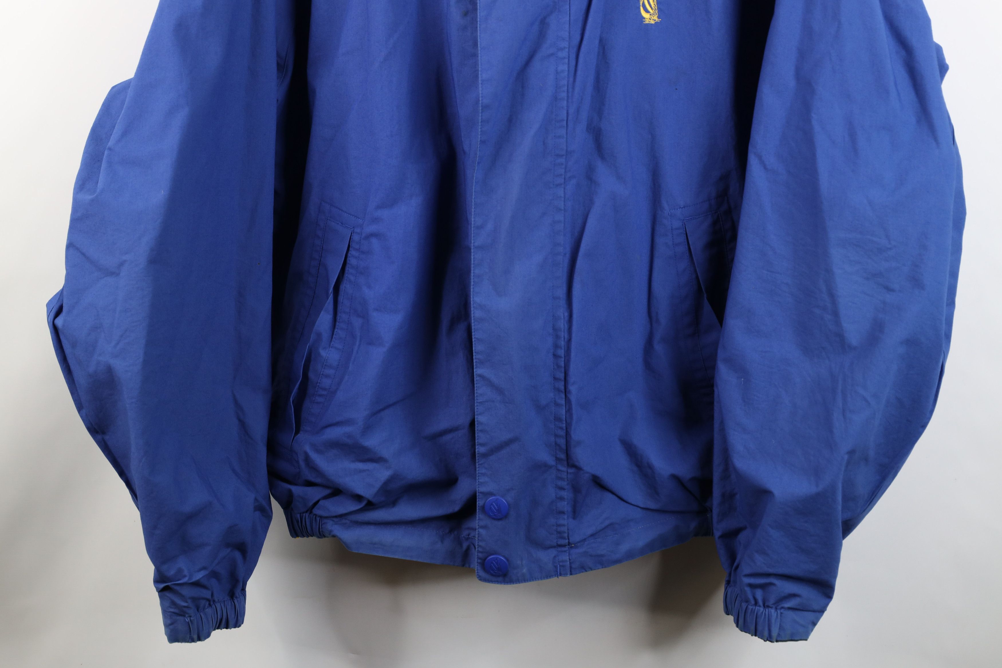 Nautica Vintage 90s Nautica Reversible Hooded Sailing Bomber Jacket Size US XL / EU 56 / 4 - 14 Thumbnail