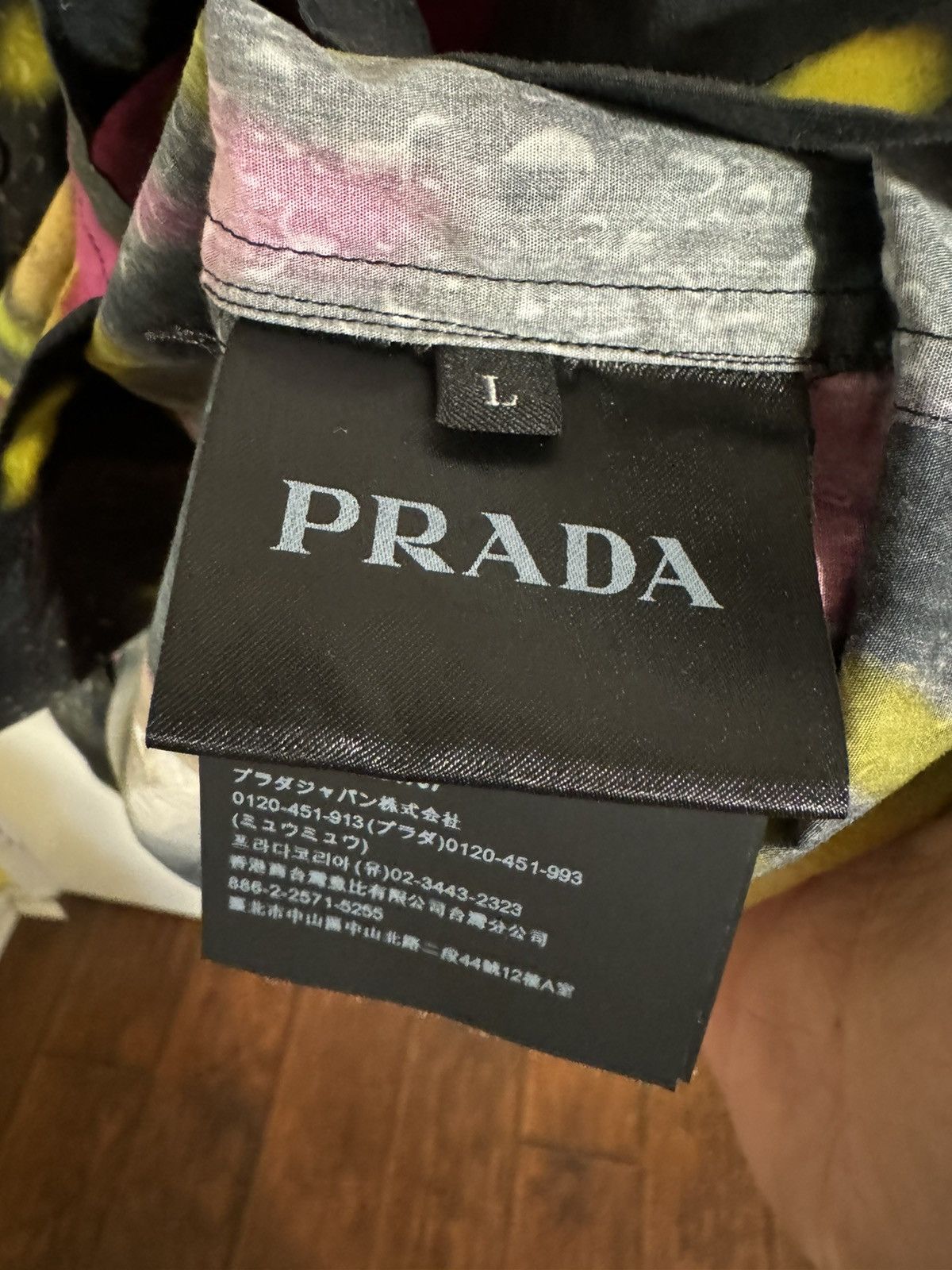 Prada *RARE*Prada 18F/W bowling shirts Size US L / EU 52-54 / 3 - 6 Thumbnail