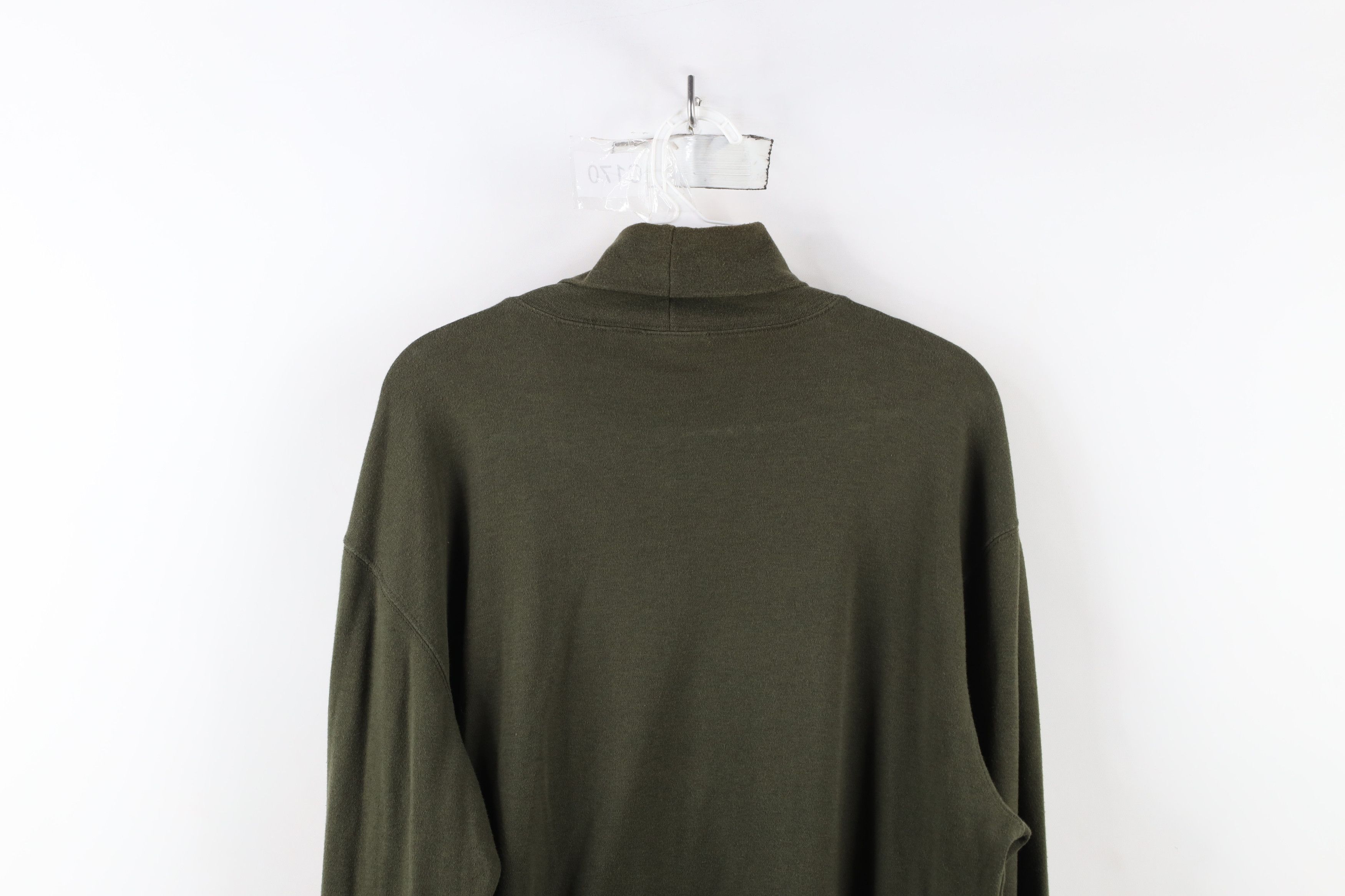 Vintage Vintage 90s Streetwear Blank Long Sleeve Turtleneck T-Shirt Size US M / EU 48-50 / 2 - 8 Thumbnail
