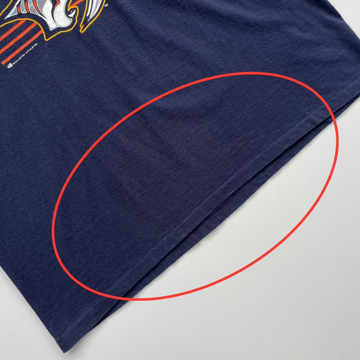 NHL × Vintage Bulletin Athletic Nashville Predators NHL Official T-Shirt Size US XL / EU 56 / 4 - 11 Thumbnail