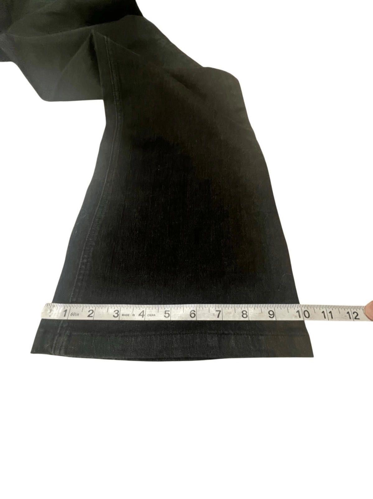 Designer Liz Claiborne Hepburn Black Jeans Sz 16 Size 38" / US 16 / IT 52 - 8 Thumbnail