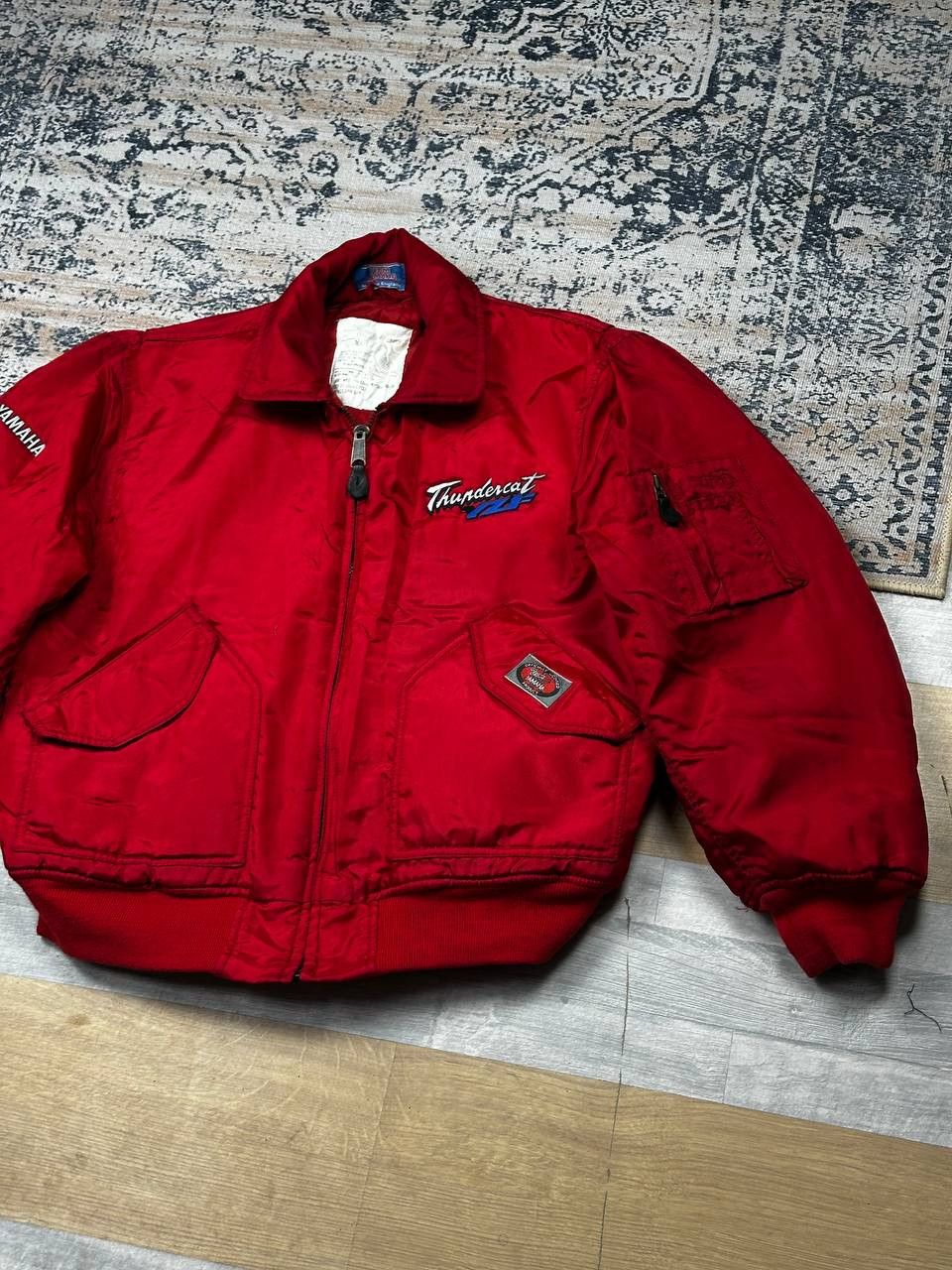 Vintage Vintage YAMAHA RACING TEAM Jacket Bomber Size US XL / EU 56 / 4 - 3 Thumbnail