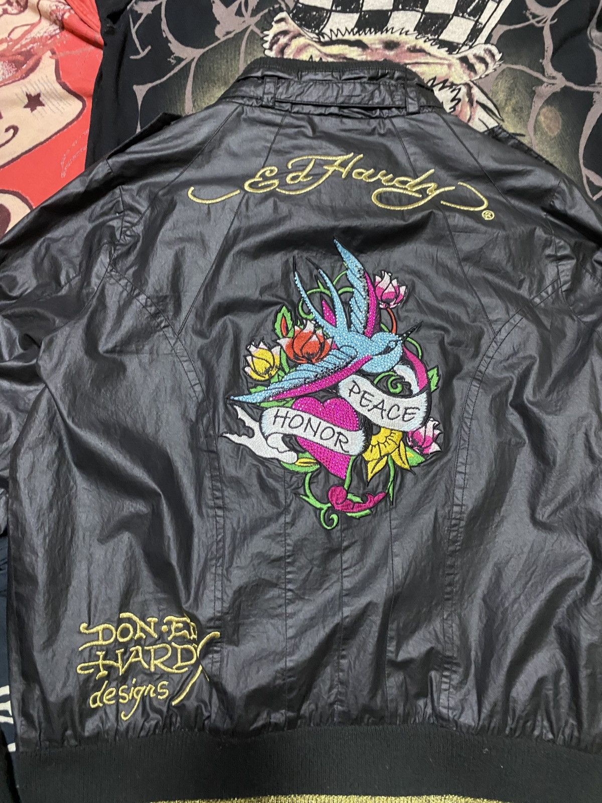 Christian Audigier × Ed Hardy Ed hardy leather jacket Size M / US 6-8 / IT 42-44 - 9 Thumbnail
