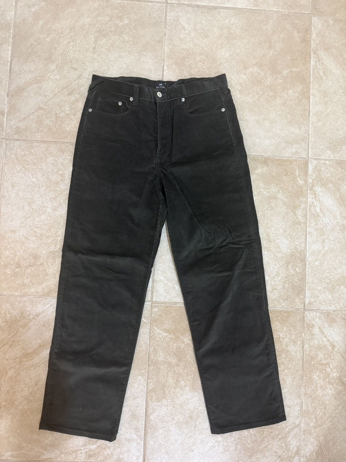 Paul Smith Paul Smith Dark Green Corduroy Trousers Size US 30 / EU 46 - 1 Thumbnail