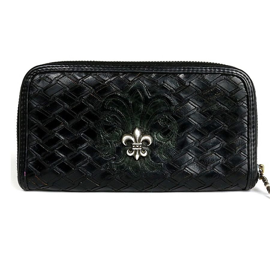 CHROME HEARTS プレーン WALLET Chrome Hearts Long Zip Wallet – Justin Reed