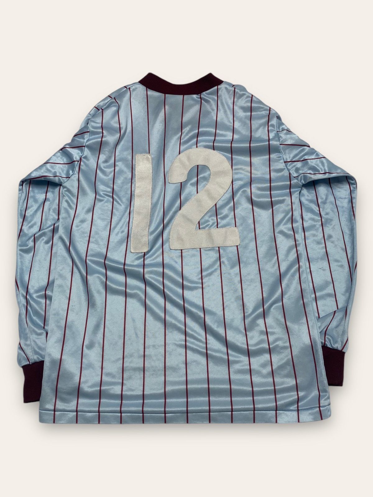 Vintage 90s Vintage TWO MOORS FC Striped Match Worn Jersey N12 Size US S / EU 44-46 / 1 - 1 Thumbnail