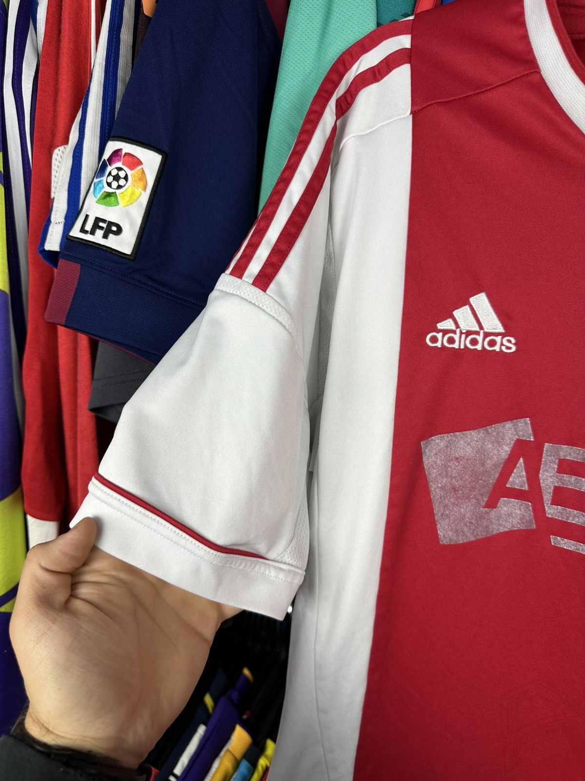 Adidas Ajax 2012-13 Adidas Home Football soccer Jersey Large X20903 Size US M / EU 48-50 / 2 - 4 Thumbnail