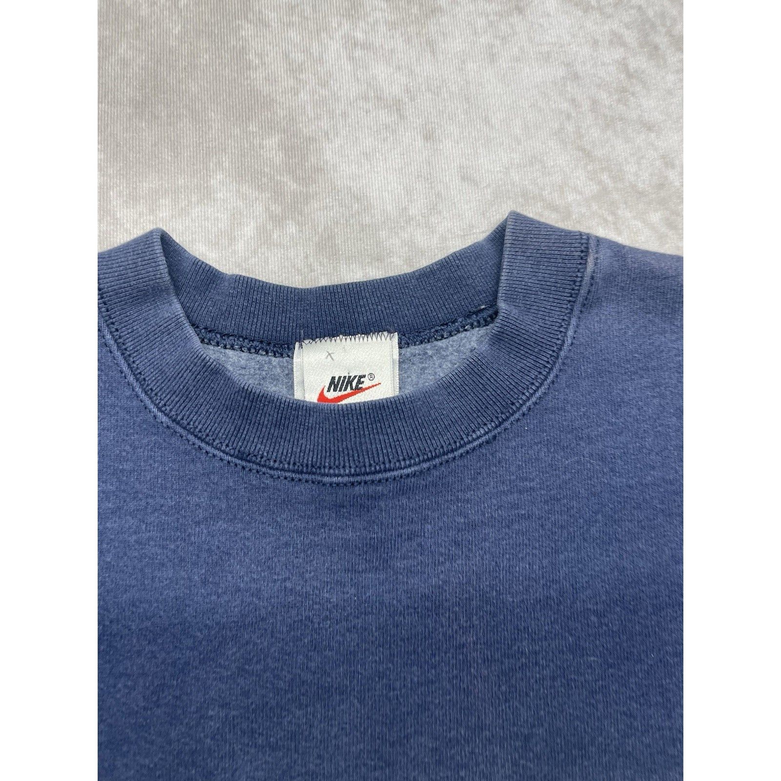Nike VTG 90s Nike XL Crewneck Sweatshirt Made in USA Multi Stripe Size US XL / EU 56 / 4 - 4 Thumbnail