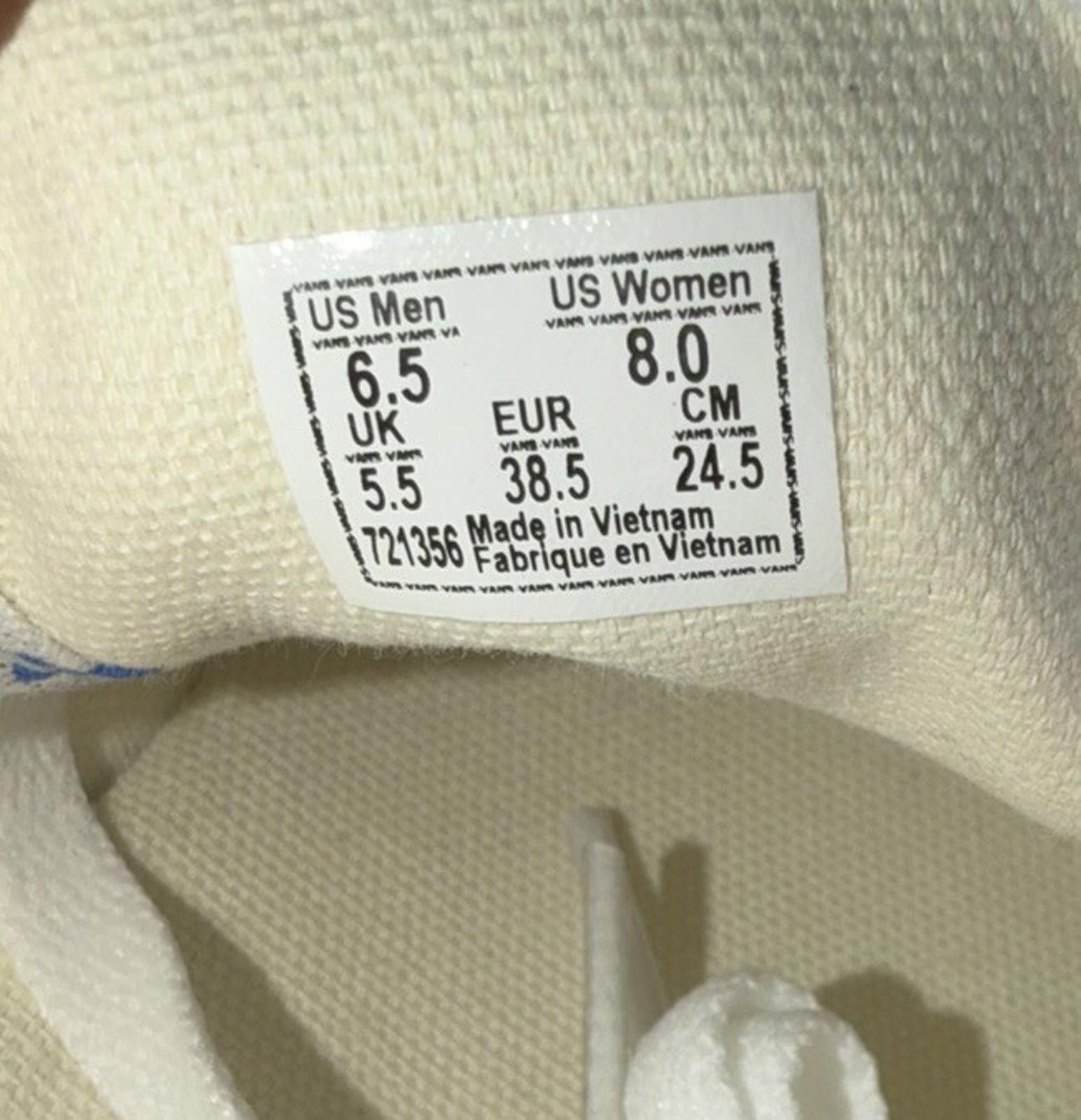 Vans Vans I Love My Vans White Canvas Sneakers Size US 7.5 / IT 37.5 - 9 Thumbnail