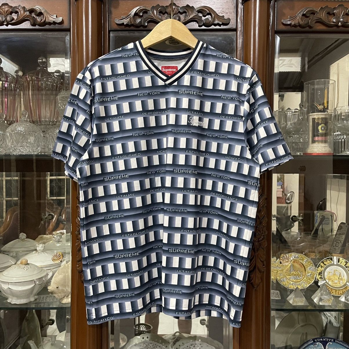 Supreme A Supreme x Zoo York Soccer Jersey Navy Size Large | Grailed