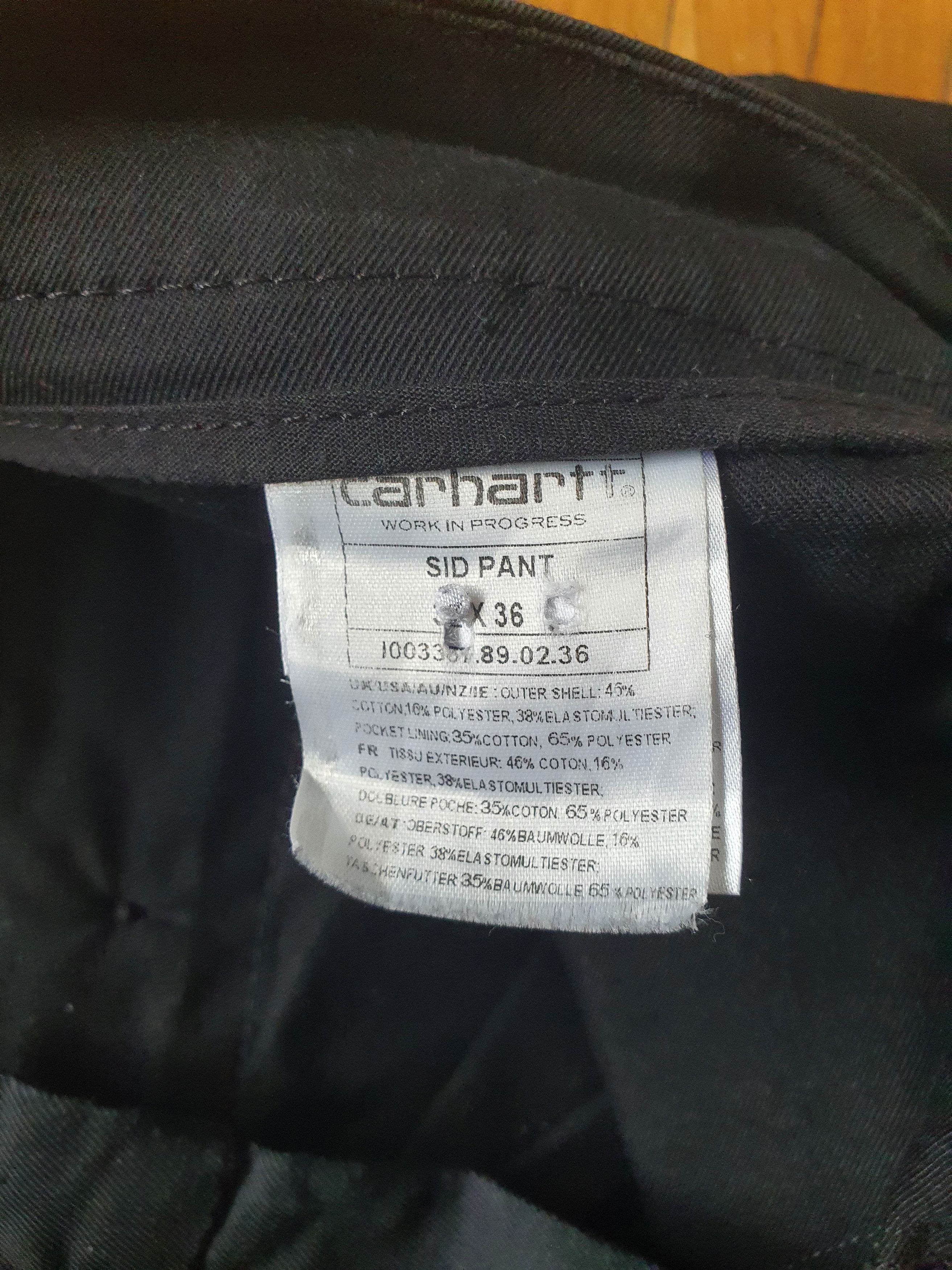 Carhartt Wip Work-In-Progress Chinos Trousers Pants - SID PANT Size US 33 - 6 Thumbnail