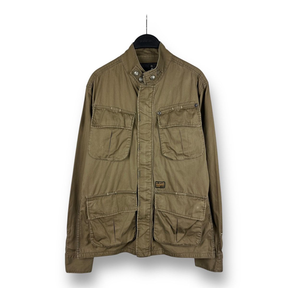 G-Star × Vintage Vintage G-Star Navigator Delta Overshirt Military Jacket Size US XL / EU 56 / 4 - 1 Thumbnail