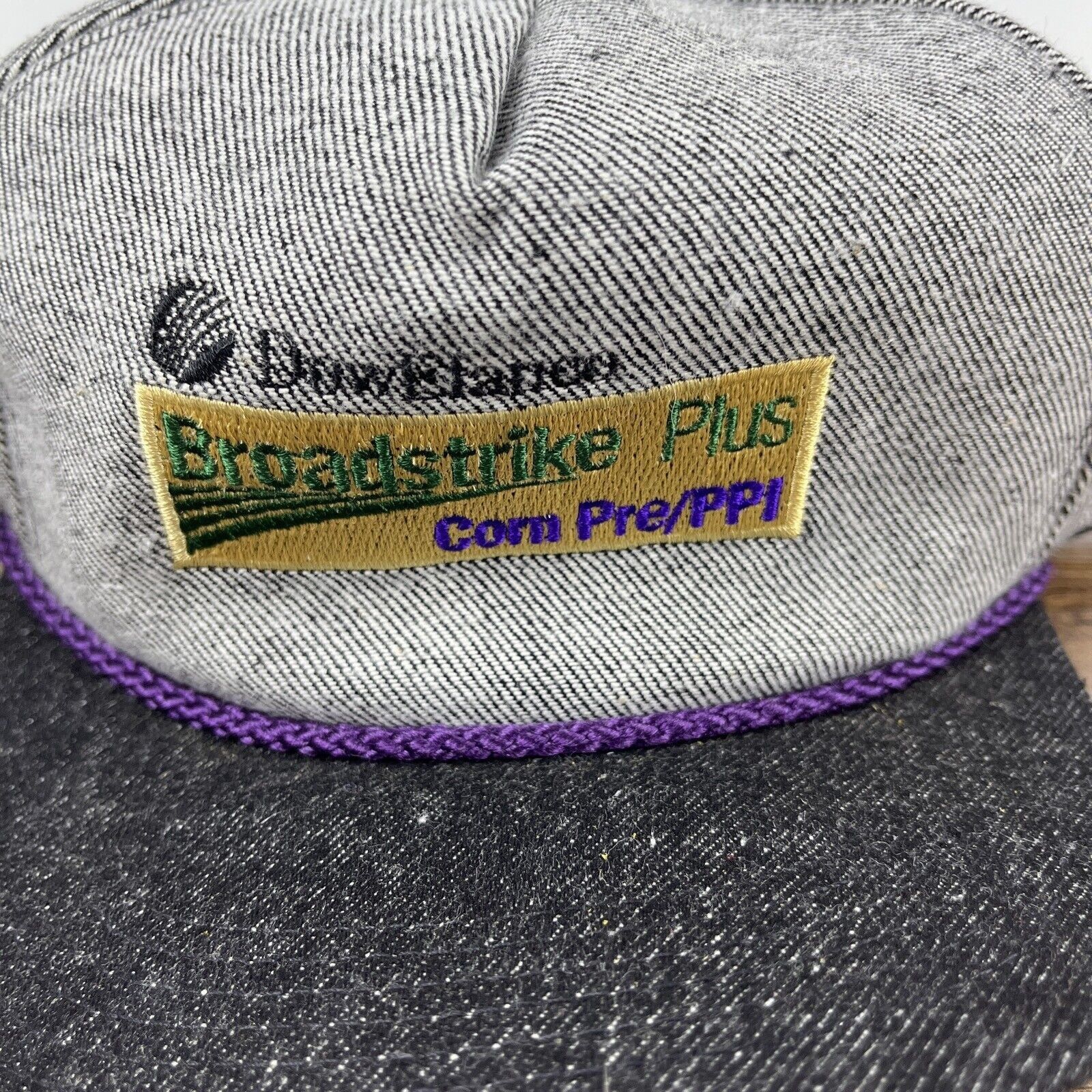Other Broadstrike Plus Corn Hat Gray Snapback Hat Adjustable Adult Size ONE SIZE - 8 Thumbnail