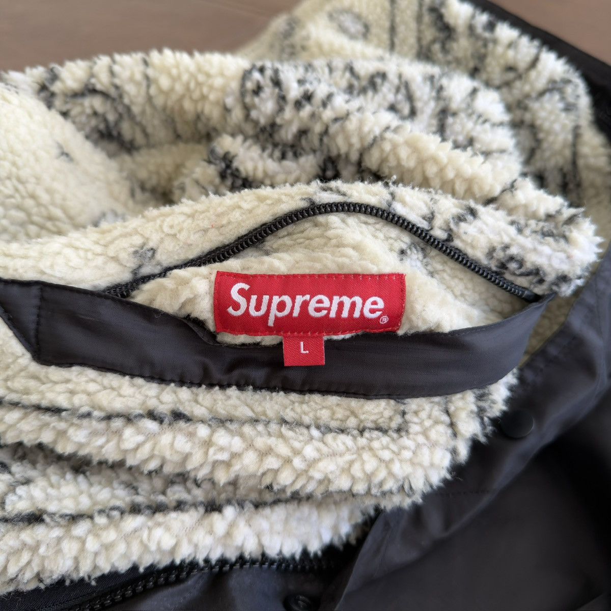 Supreme FW2019 Reversible Bandana Fleece Jacket Size US L / EU 52-54 / 3 - 8 Thumbnail
