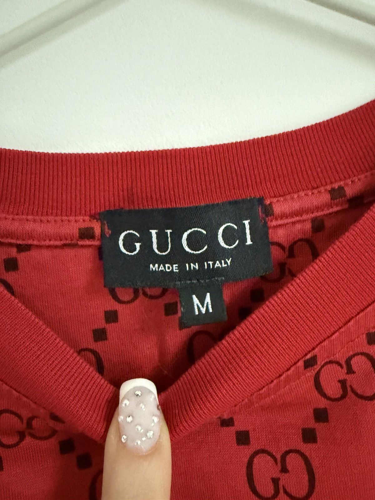 Gucci Gucci Tom Ford era monogram GG Red T-Shirt Size US M / EU 48-50 / 2 - 2 Thumbnail