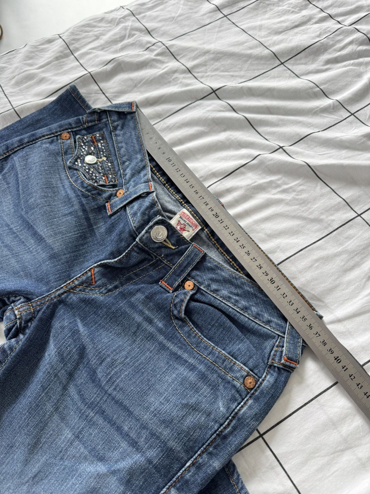 True Religion Sexy Washed Low Waist True Religion Jeans Size 29 Japanesse Size 29" - 16 Thumbnail