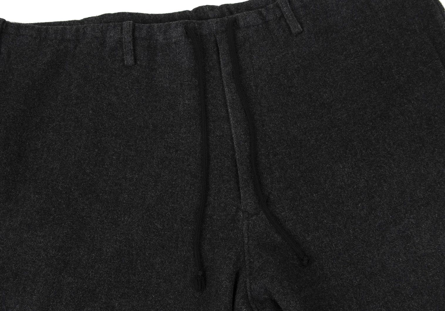 Jean Paul Gaultier Melton Wool Waist String Pants in Gray Size US 34 / EU 50 - 8 Thumbnail
