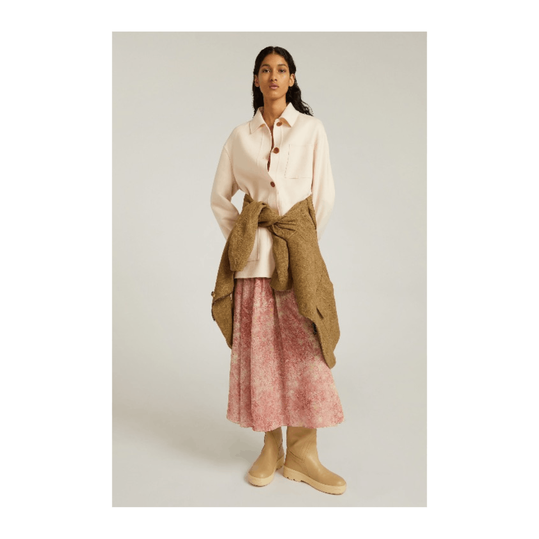 Loro Piana o1srvl11e1224 Larson Jacket in Light Pink Size M / US 6-8 / IT 42-44 - 2 Thumbnail