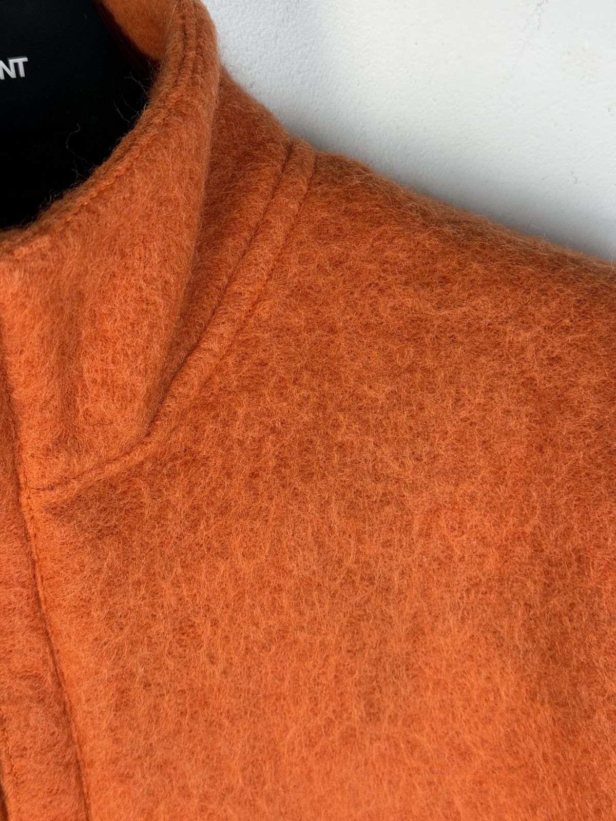 Yves Saint Laurent Wool YSL Sweatshirt 1/4 Quarter Zip Orange Soft Sweater 90s Size US S / EU 44-46 / 1 - 11 Thumbnail