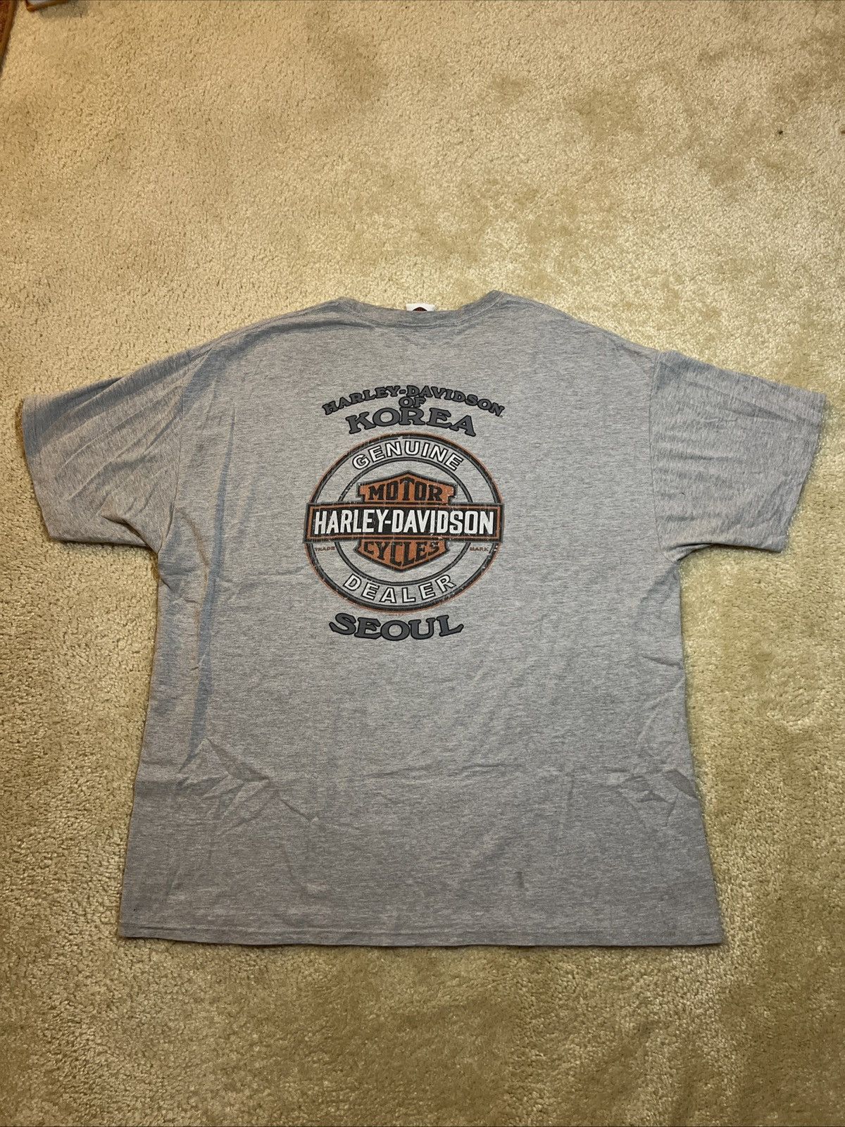 Harley Davidson Harley Davidson Korea Seoul Front And Back Hit Giant Eagle Size US XXL / EU 58 / 5 - 1 Thumbnail